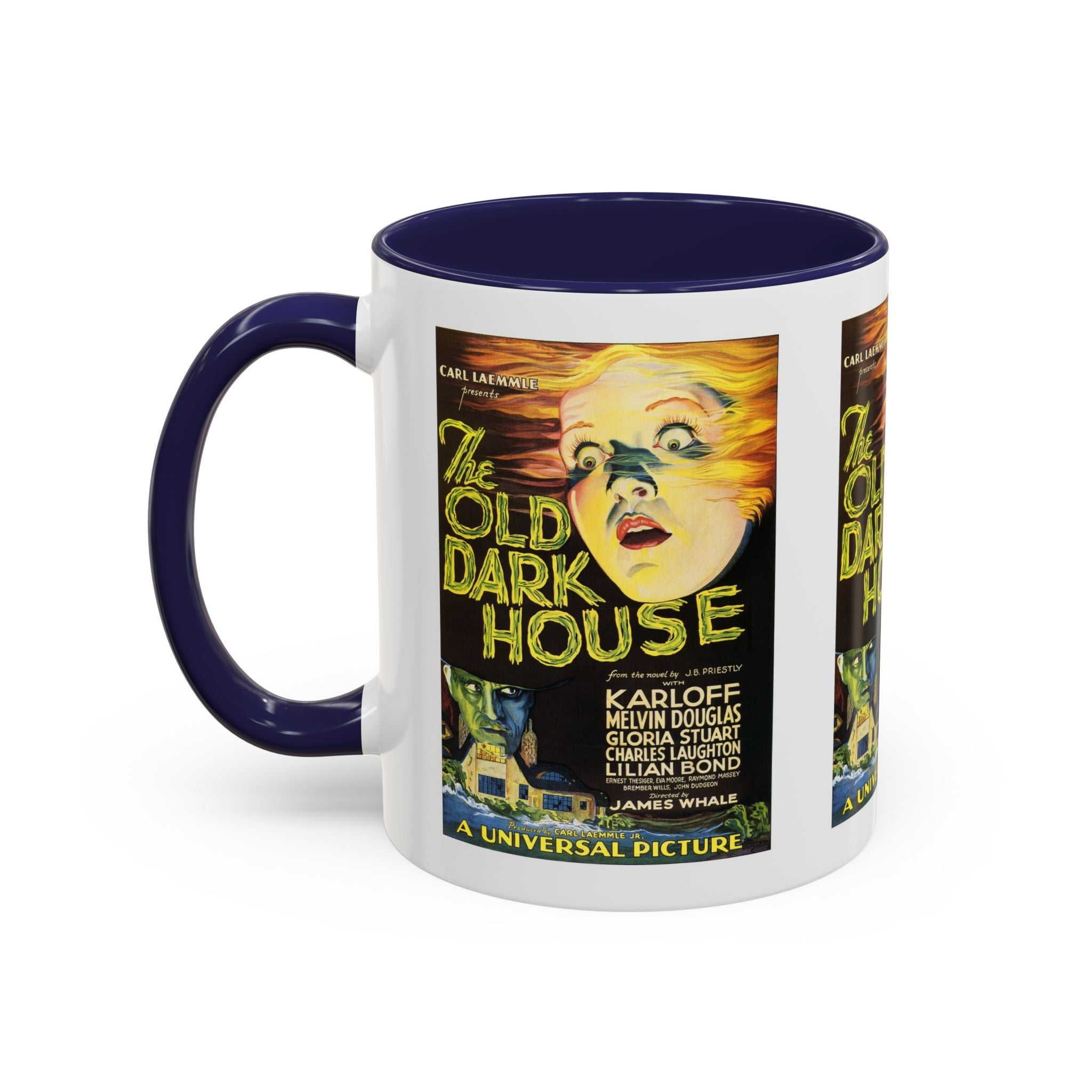 Cult Classic Movie Poster Art Accent Coffee Mug (11, 15oz) - The Old Dark House 1932 - POPvault
