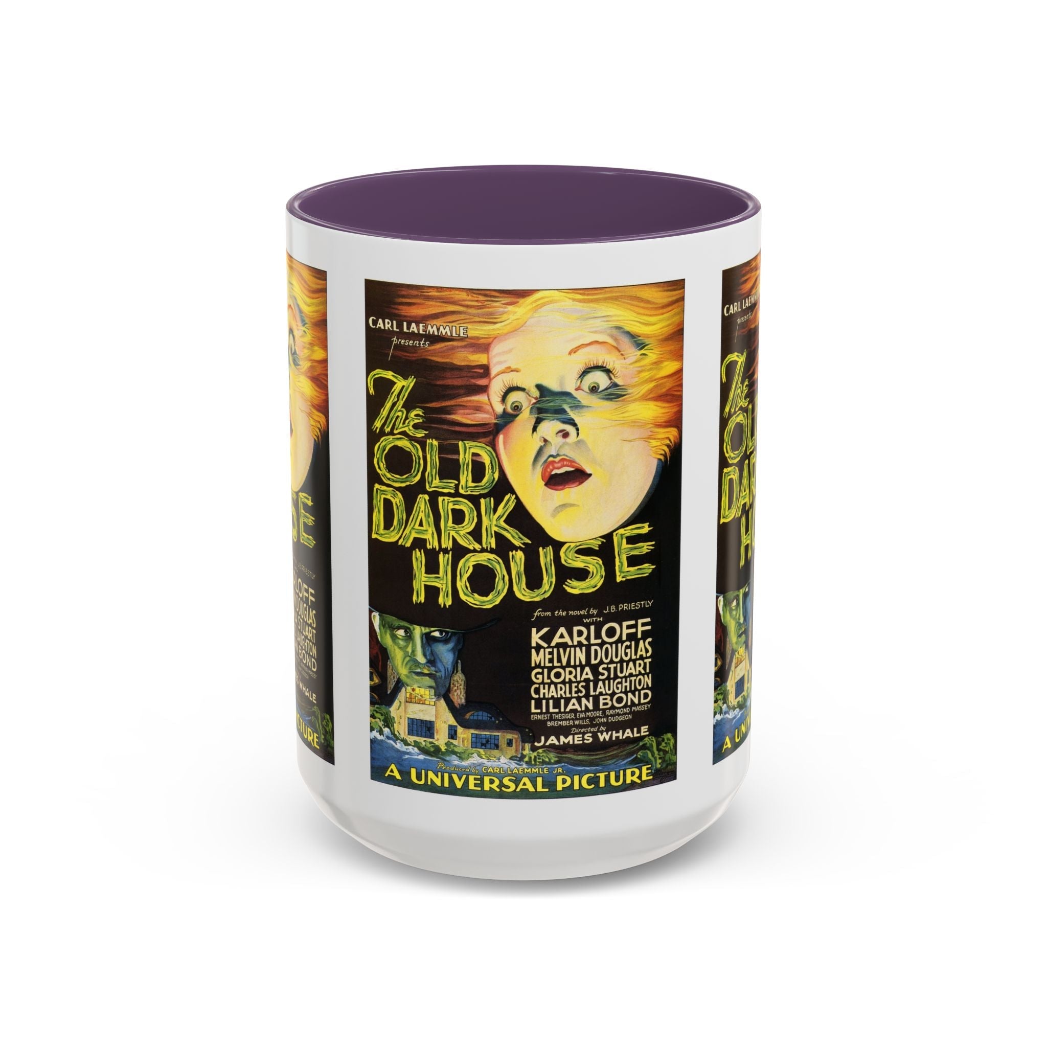 Cult Classic Movie Poster Art Accent Coffee Mug (11, 15oz) - The Old Dark House 1932 - POPvault