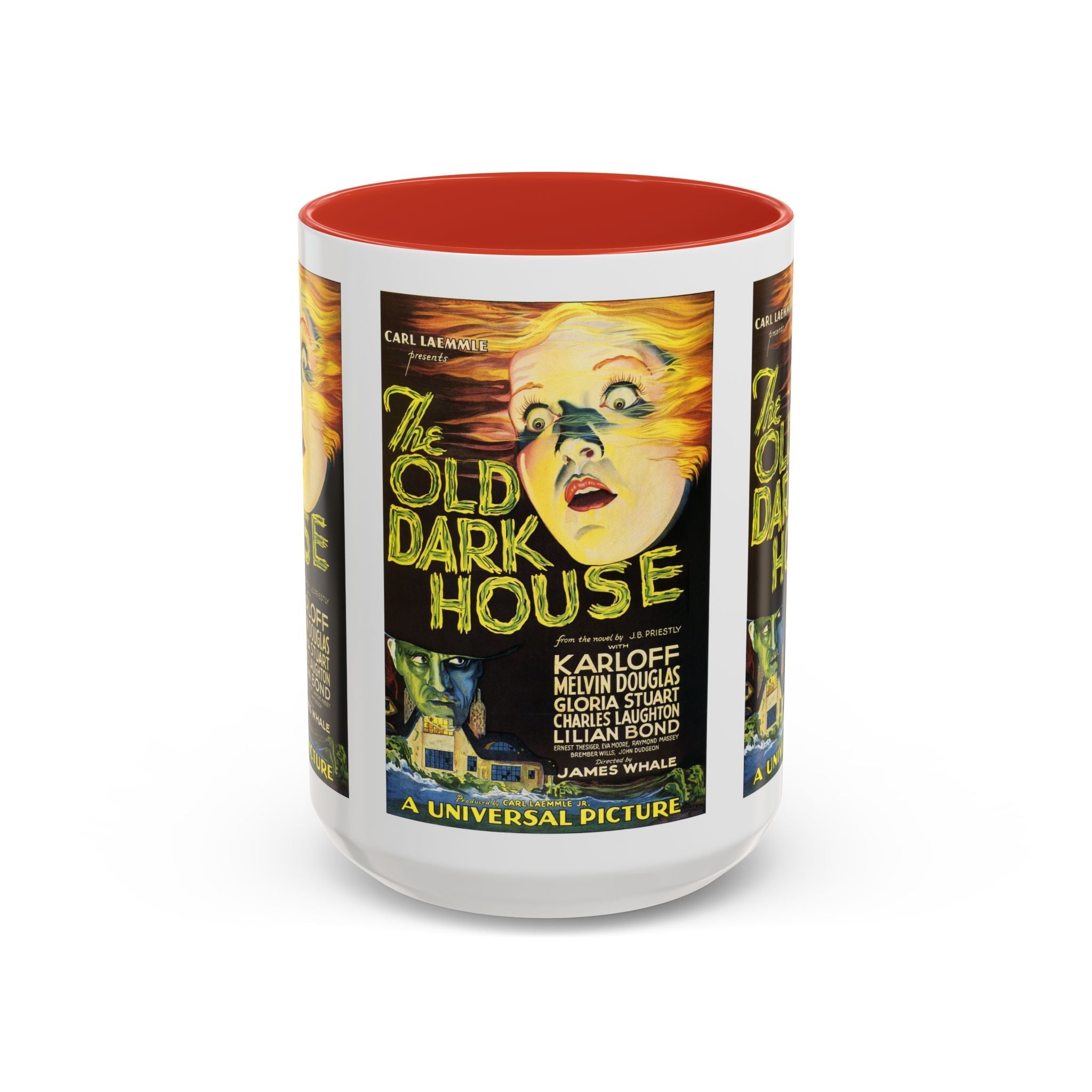 Cult Classic Movie Poster Art Accent Coffee Mug (11, 15oz) - The Old Dark House 1932 - POPvault