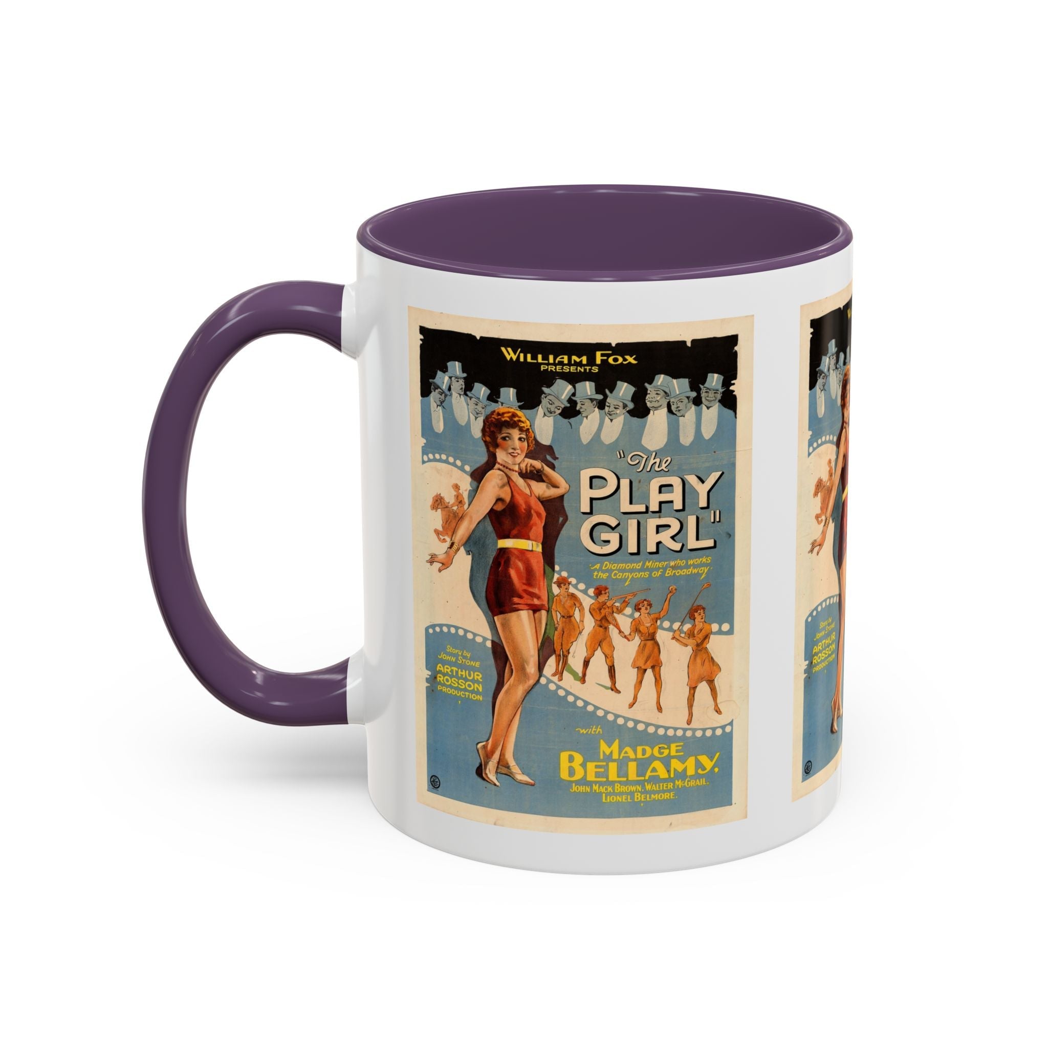 Cult Classic Movie Poster Art Accent Coffee Mug (11, 15oz) - The Play Girl 1928 - POPvault