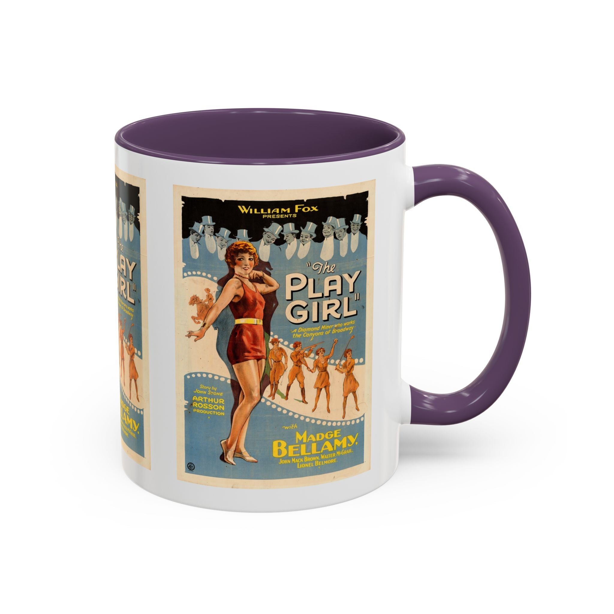 Cult Classic Movie Poster Art Accent Coffee Mug (11, 15oz) - The Play Girl 1928 - POPvault