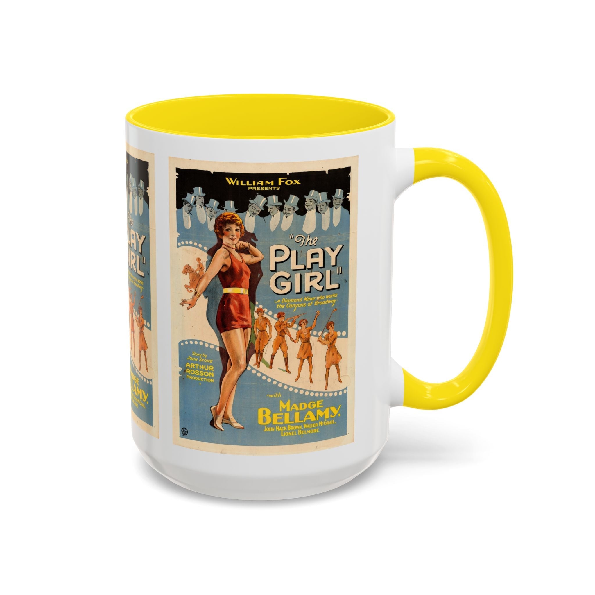 Cult Classic Movie Poster Art Accent Coffee Mug (11, 15oz) - The Play Girl 1928 - POPvault