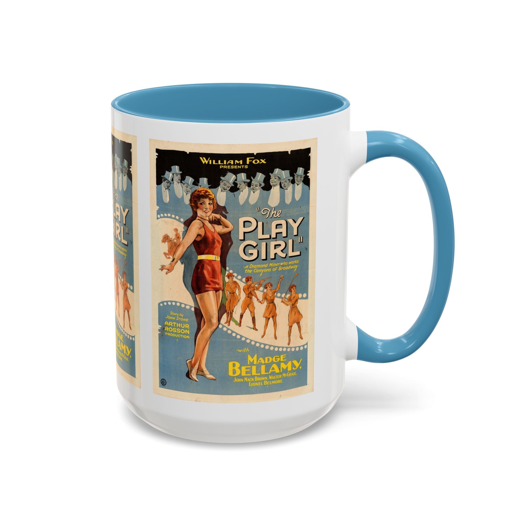 Cult Classic Movie Poster Art Accent Coffee Mug (11, 15oz) - The Play Girl 1928 - POPvault
