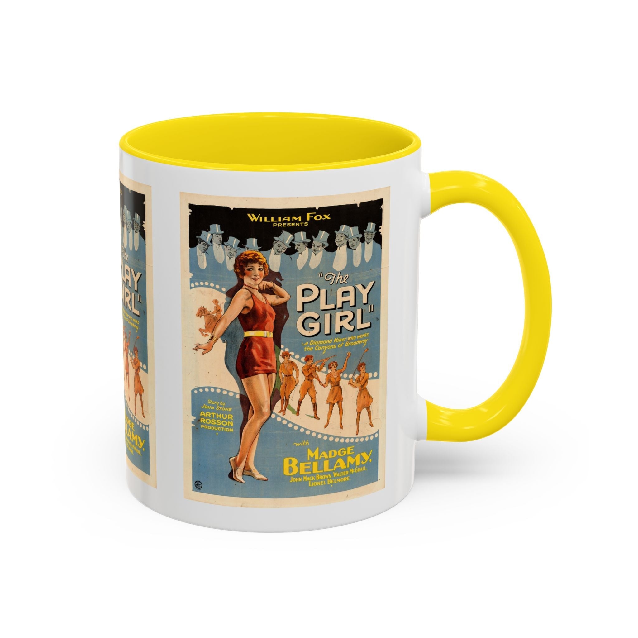 Cult Classic Movie Poster Art Accent Coffee Mug (11, 15oz) - The Play Girl 1928 - POPvault