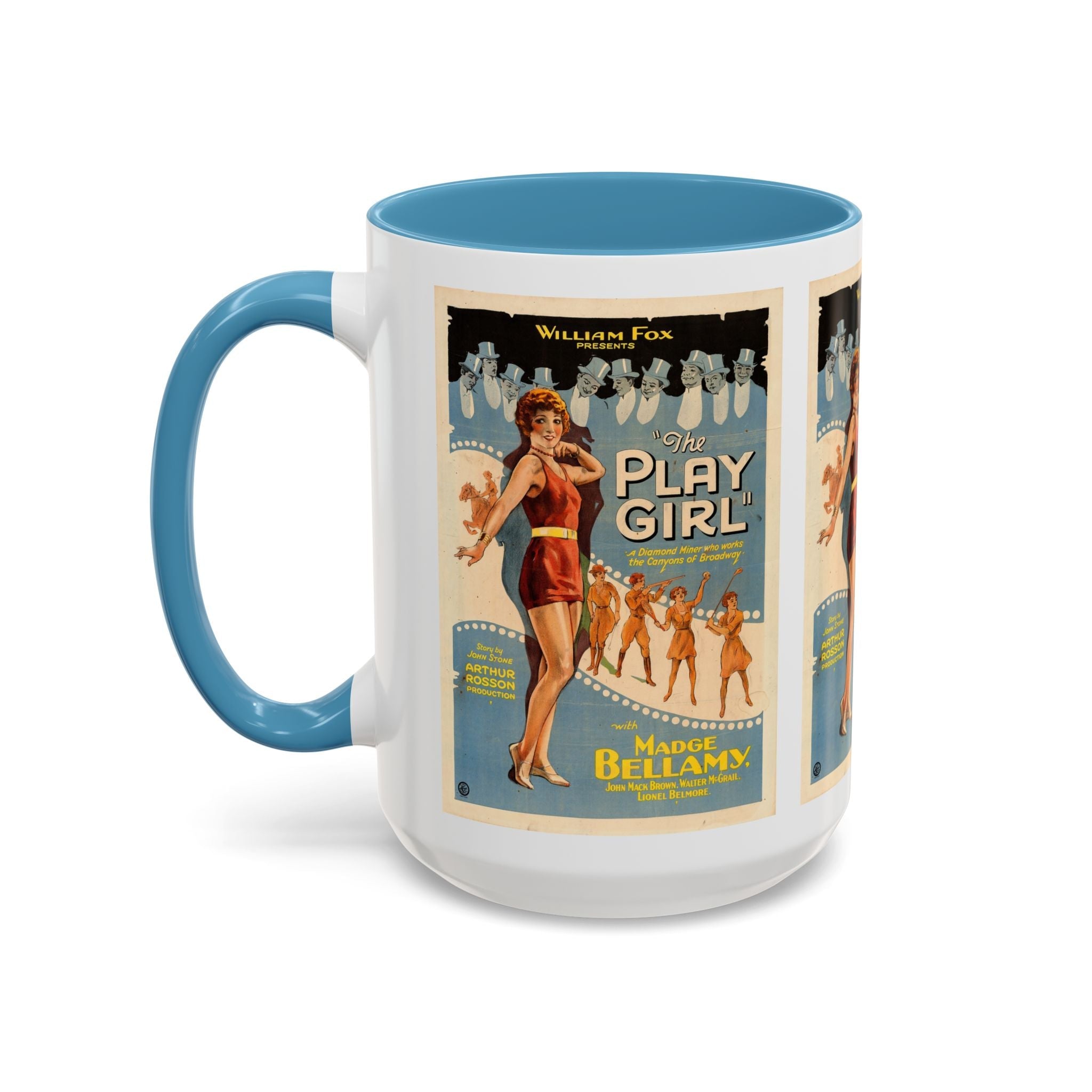 Cult Classic Movie Poster Art Accent Coffee Mug (11, 15oz) - The Play Girl 1928 - POPvault