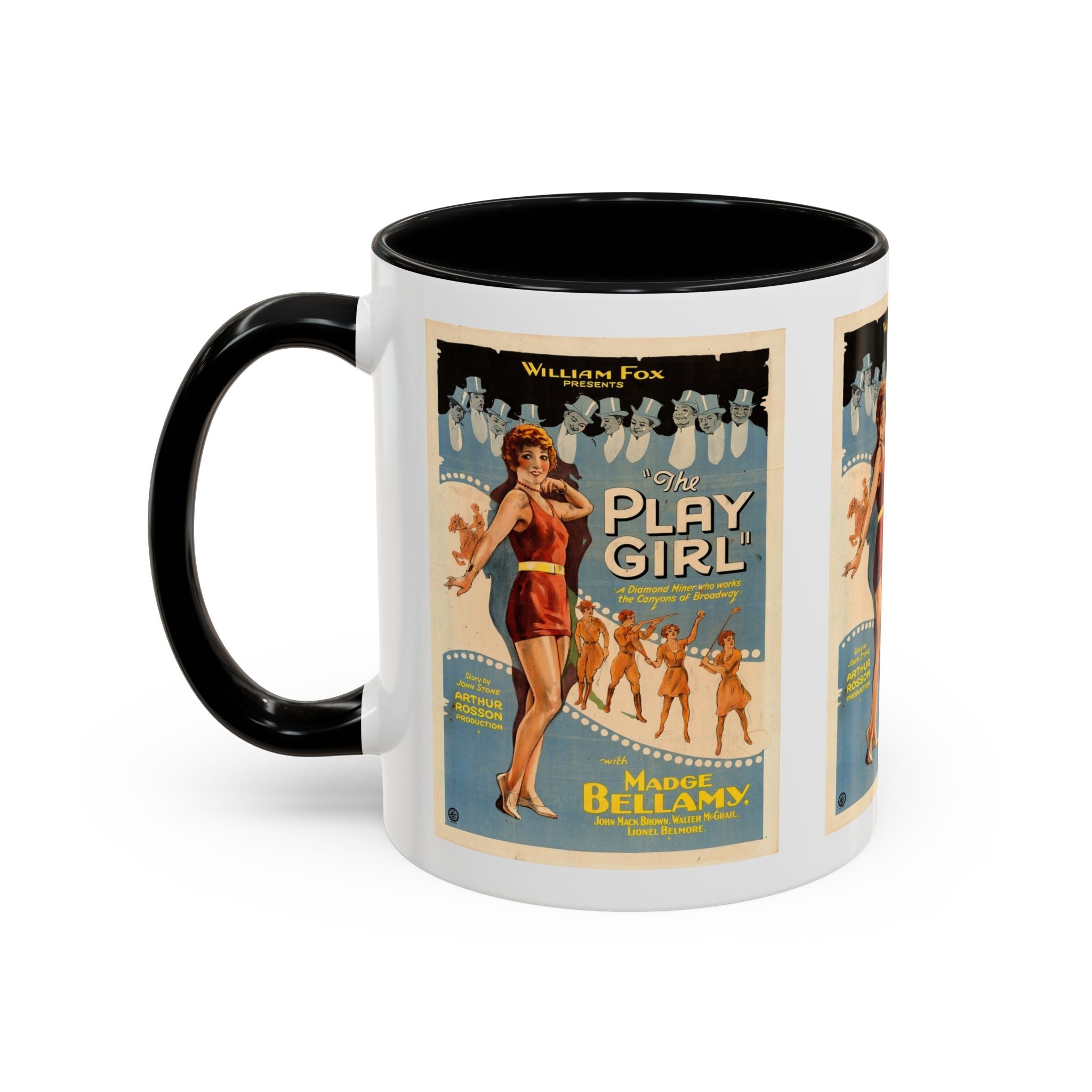 Cult Classic Movie Poster Art Accent Coffee Mug (11, 15oz) - The Play Girl 1928 - POPvault