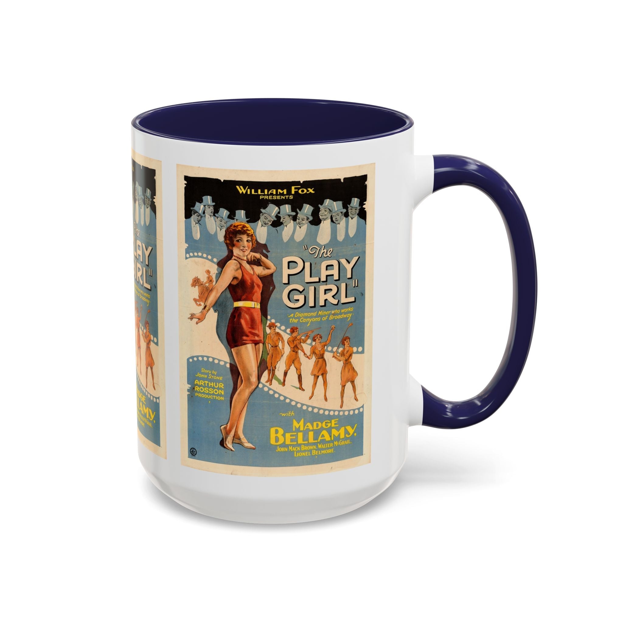 Cult Classic Movie Poster Art Accent Coffee Mug (11, 15oz) - The Play Girl 1928 - POPvault
