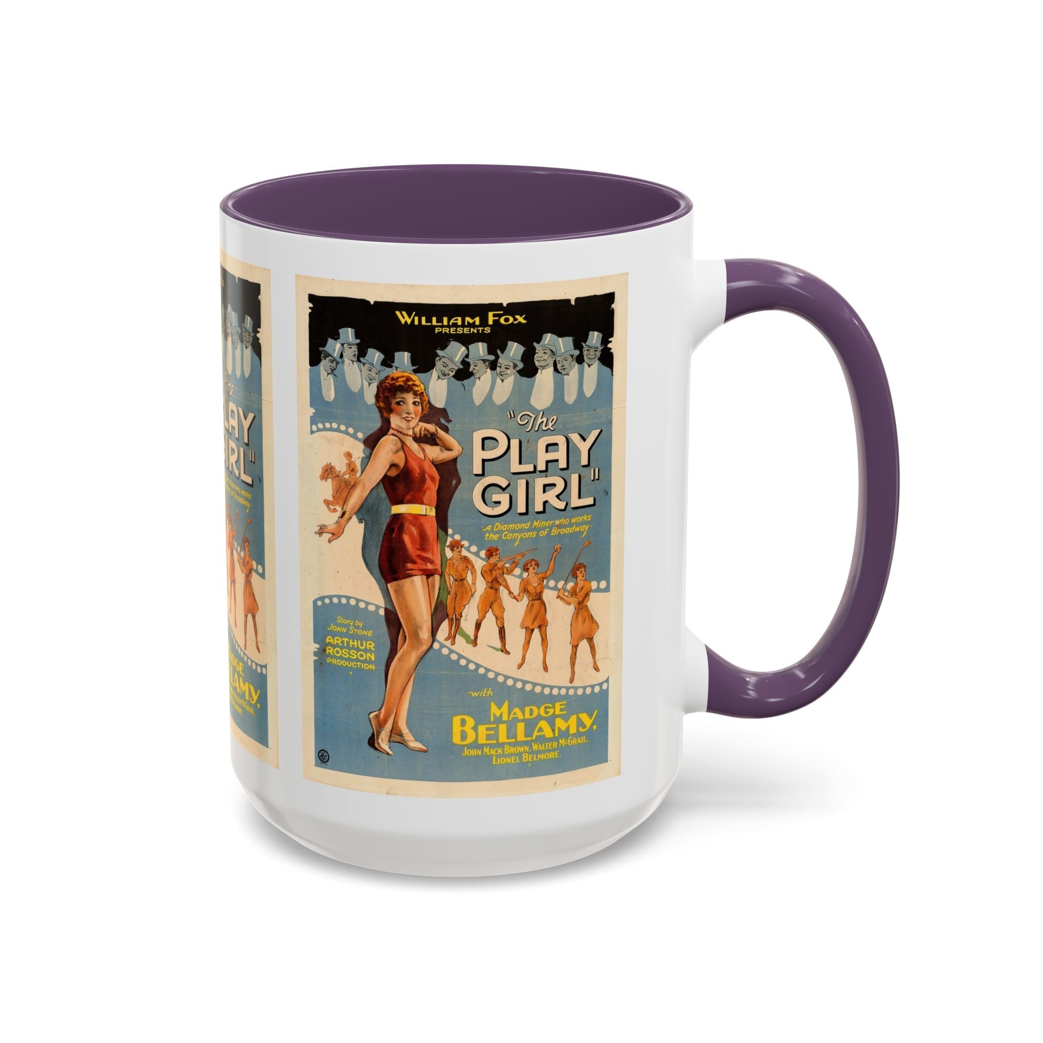 Cult Classic Movie Poster Art Accent Coffee Mug (11, 15oz) - The Play Girl 1928 - POPvault