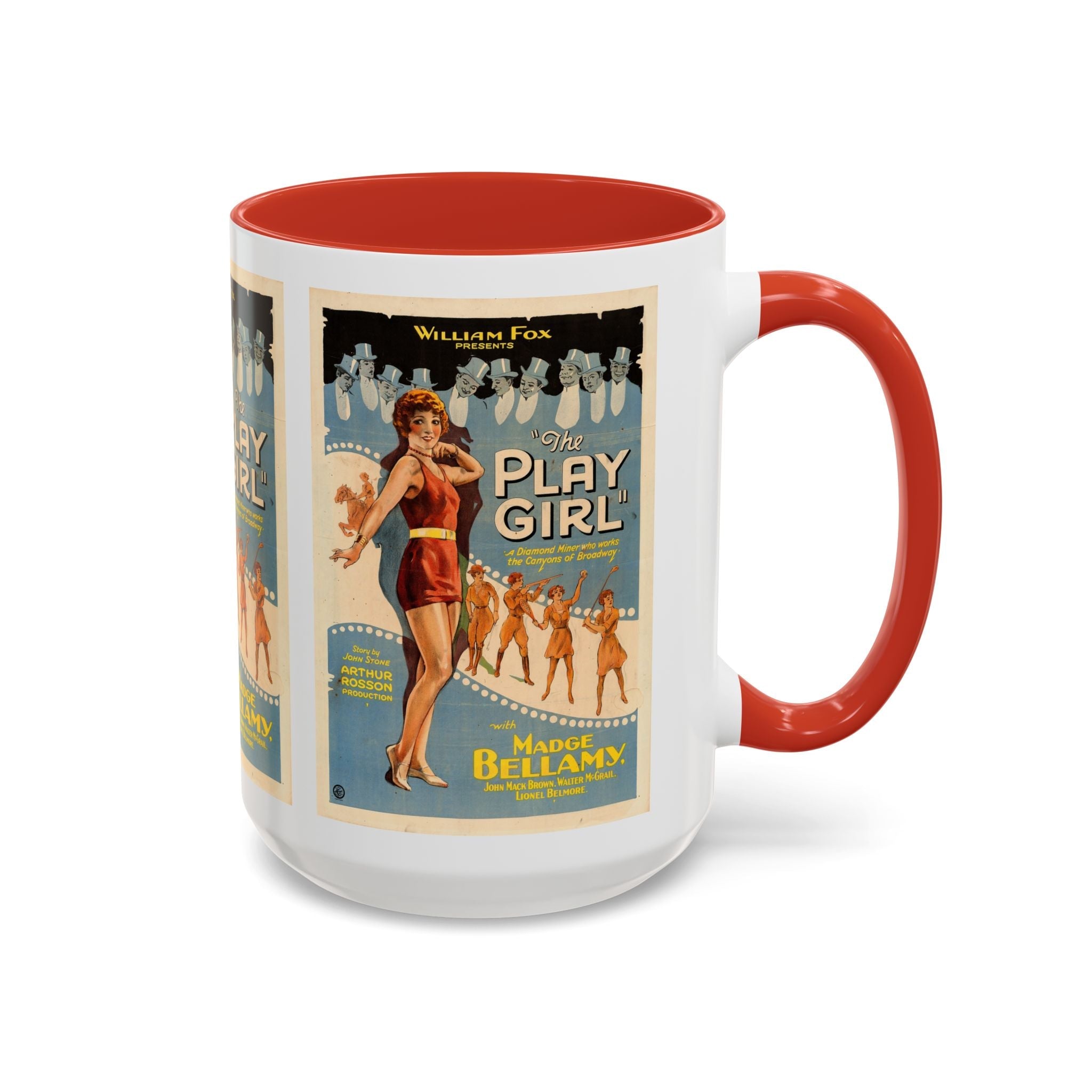 Cult Classic Movie Poster Art Accent Coffee Mug (11, 15oz) - The Play Girl 1928 - POPvault