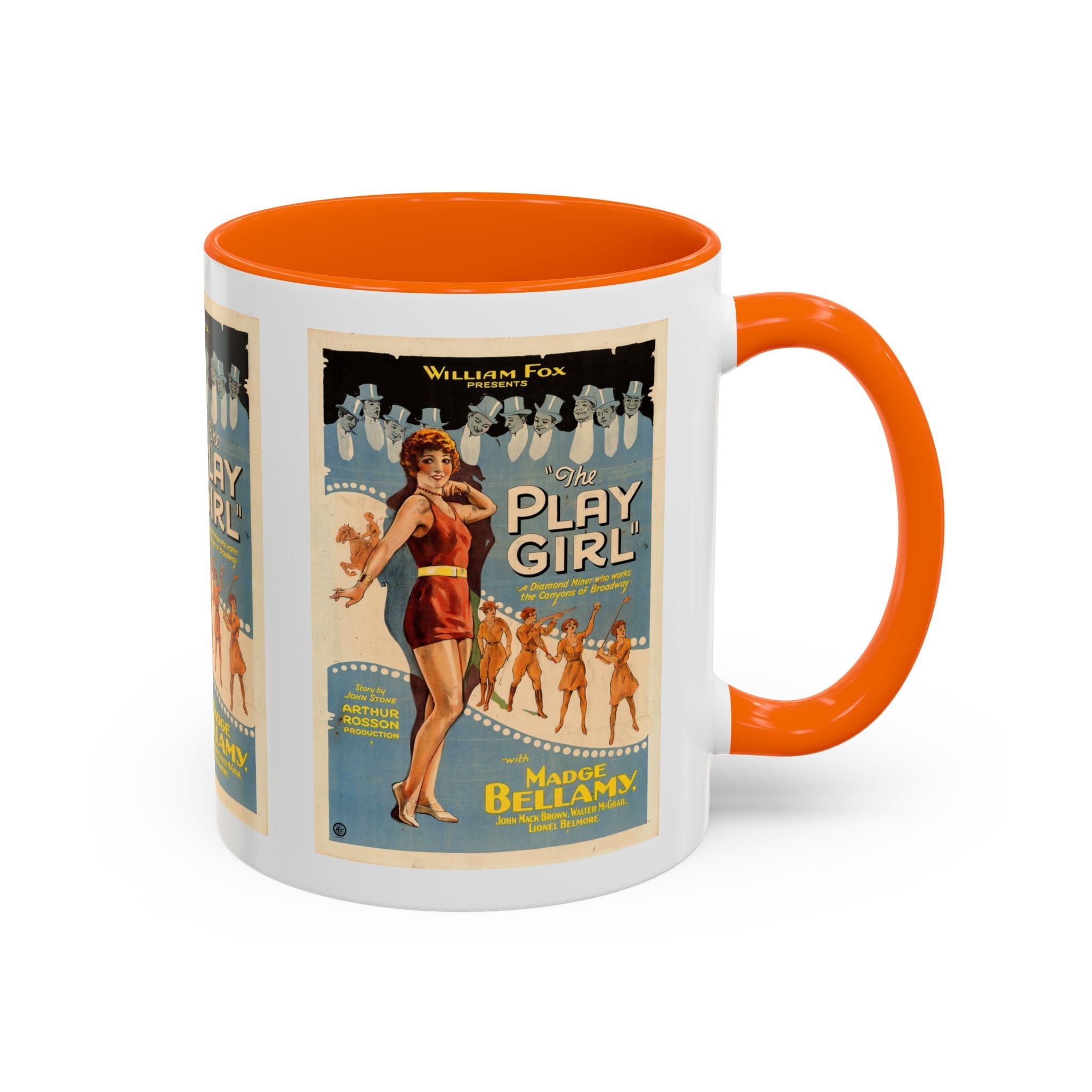 Cult Classic Movie Poster Art Accent Coffee Mug (11, 15oz) - The Play Girl 1928 - POPvault
