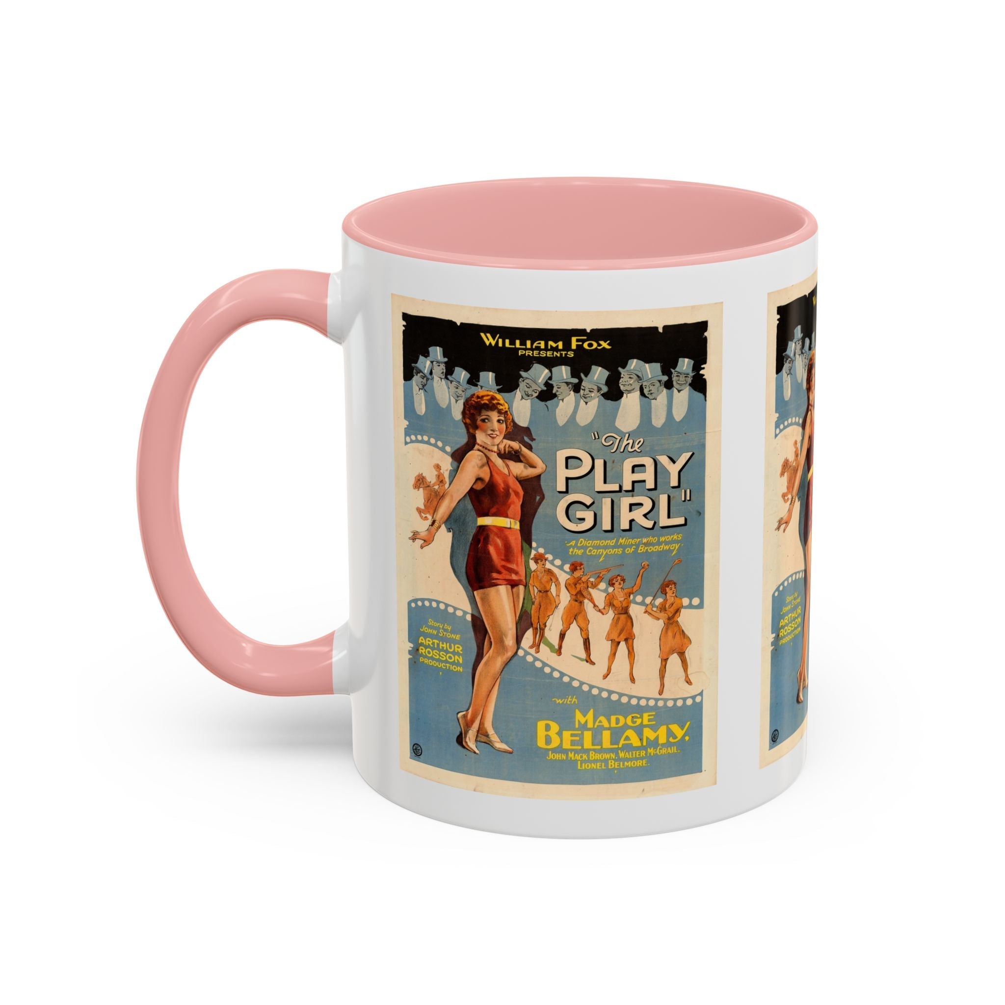 Cult Classic Movie Poster Art Accent Coffee Mug (11, 15oz) - The Play Girl 1928 - POPvault
