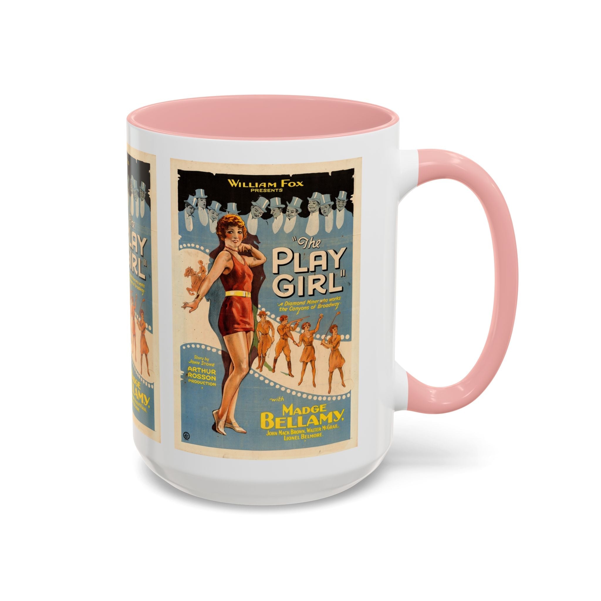 Cult Classic Movie Poster Art Accent Coffee Mug (11, 15oz) - The Play Girl 1928 - POPvault
