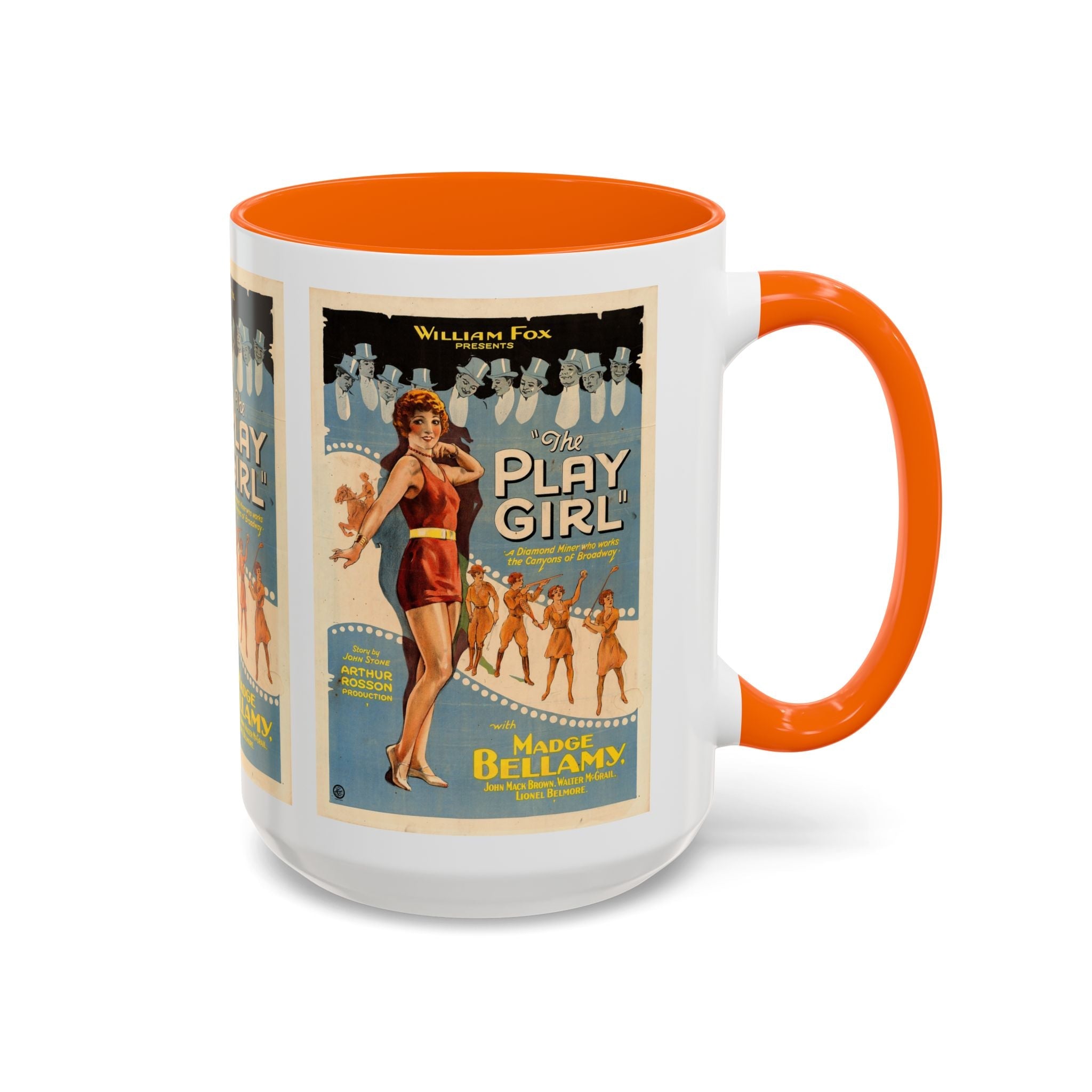 Cult Classic Movie Poster Art Accent Coffee Mug (11, 15oz) - The Play Girl 1928 - POPvault