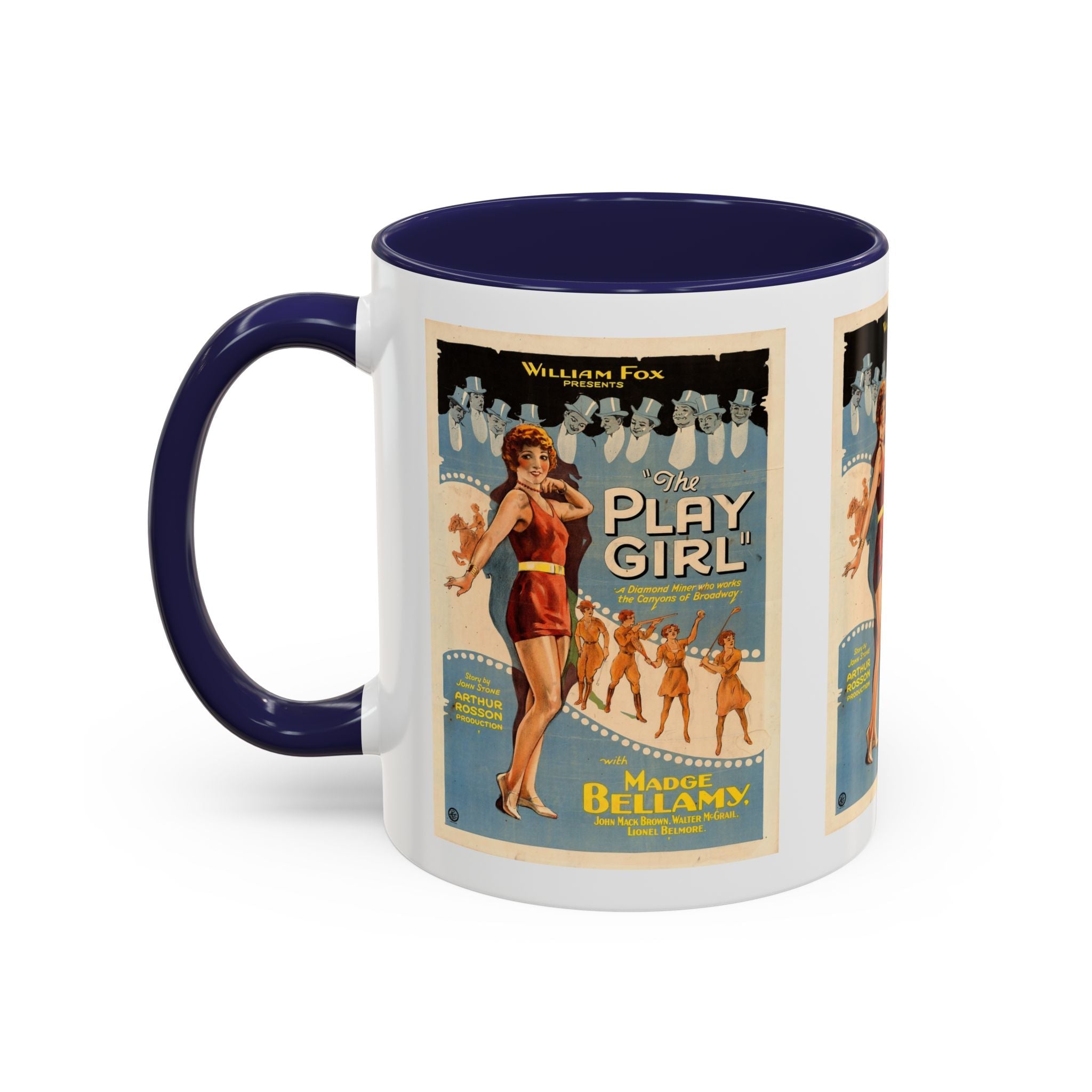 Cult Classic Movie Poster Art Accent Coffee Mug (11, 15oz) - The Play Girl 1928 - POPvault