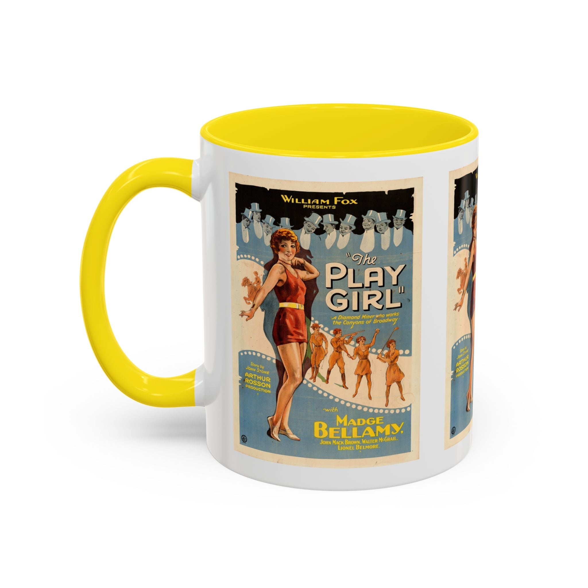 Cult Classic Movie Poster Art Accent Coffee Mug (11, 15oz) - The Play Girl 1928 - POPvault