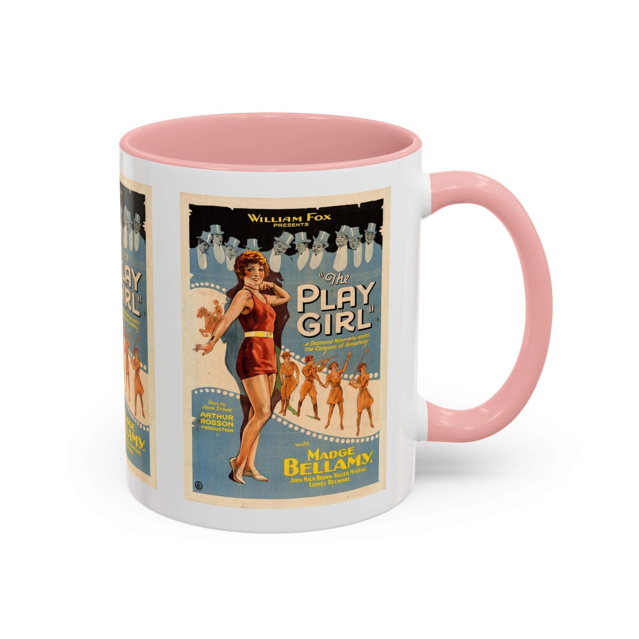 Cult Classic Movie Poster Art Accent Coffee Mug (11, 15oz) - The Play Girl 1928 - POPvault