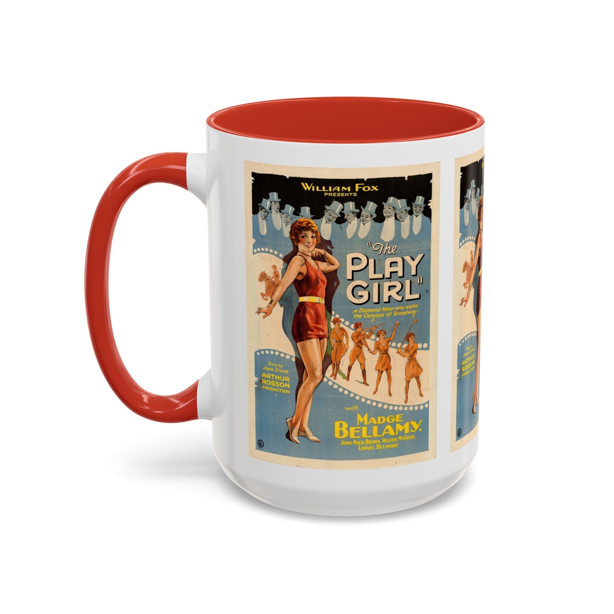 Cult Classic Movie Poster Art Accent Coffee Mug (11, 15oz) - The Play Girl 1928 - POPvault