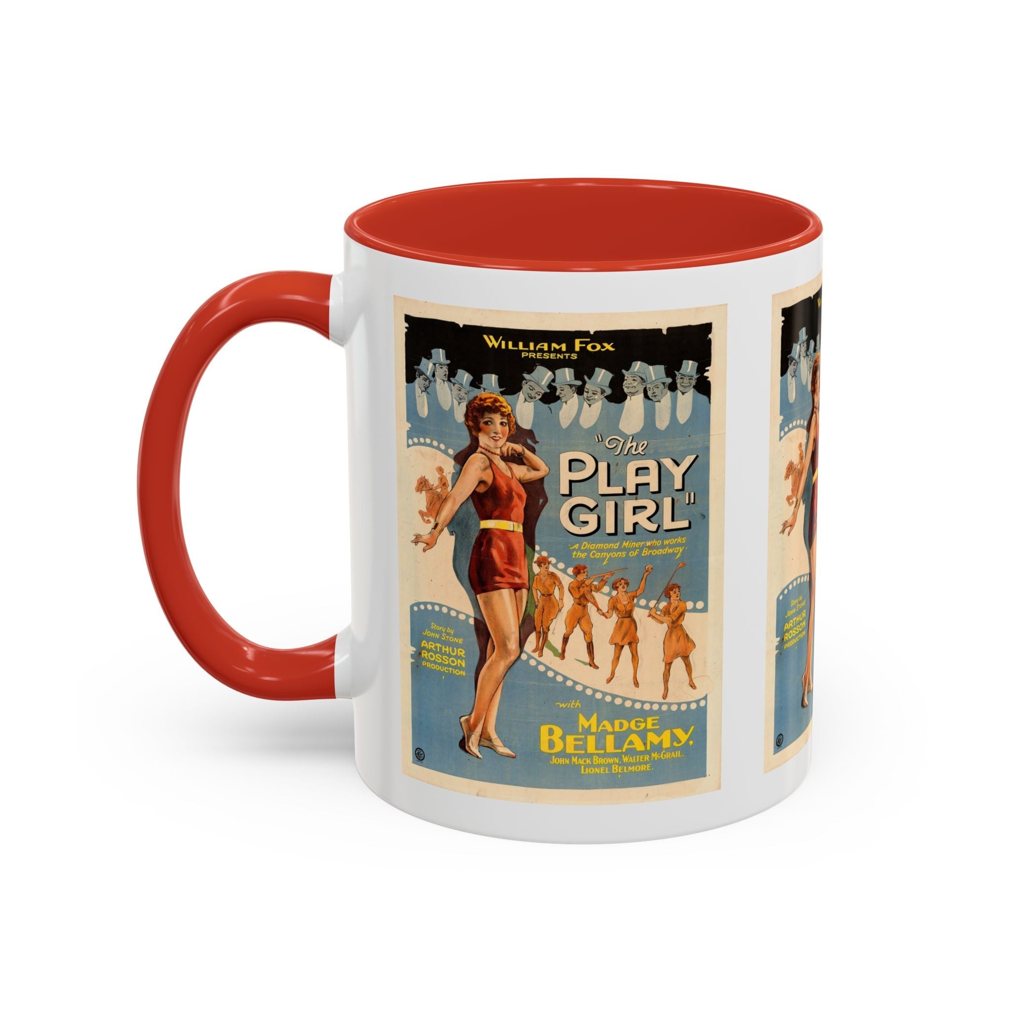 Cult Classic Movie Poster Art Accent Coffee Mug (11, 15oz) - The Play Girl 1928 - POPvault
