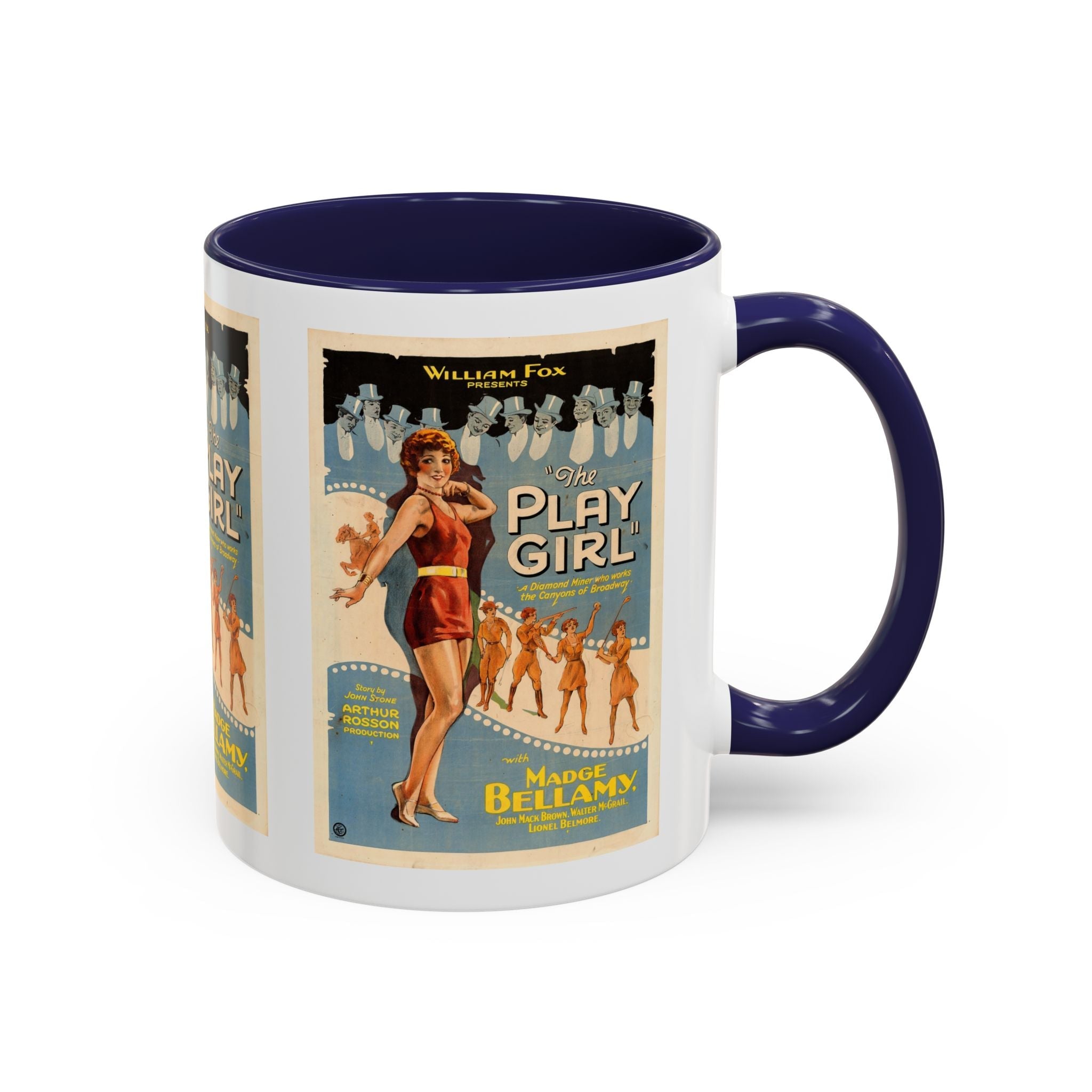 Cult Classic Movie Poster Art Accent Coffee Mug (11, 15oz) - The Play Girl 1928 - POPvault