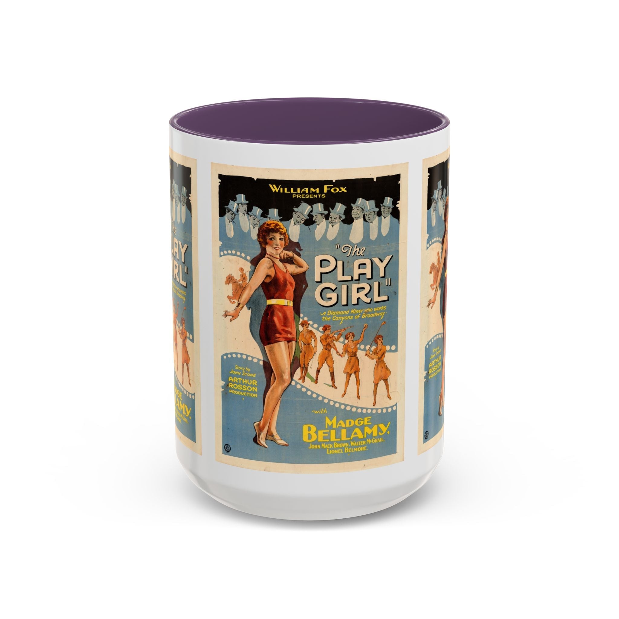Cult Classic Movie Poster Art Accent Coffee Mug (11, 15oz) - The Play Girl 1928 - POPvault