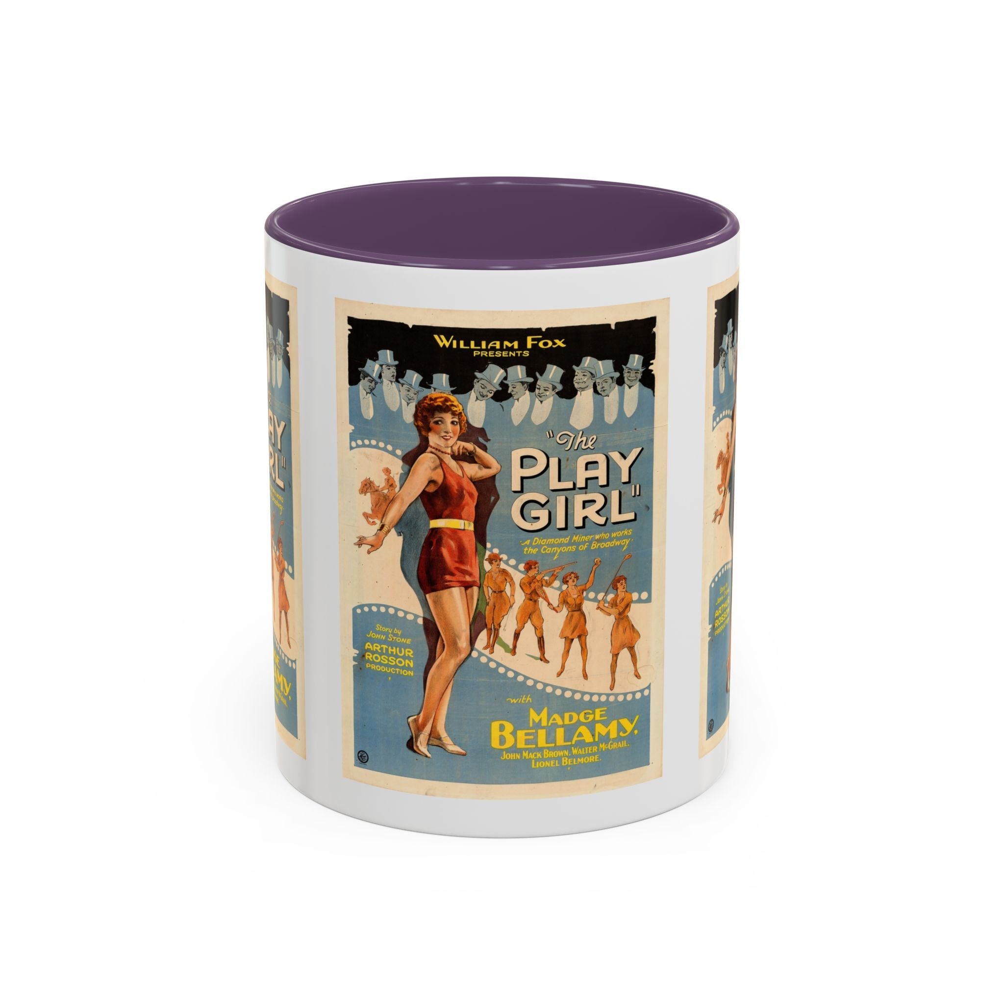 Cult Classic Movie Poster Art Accent Coffee Mug (11, 15oz) - The Play Girl 1928 - POPvault
