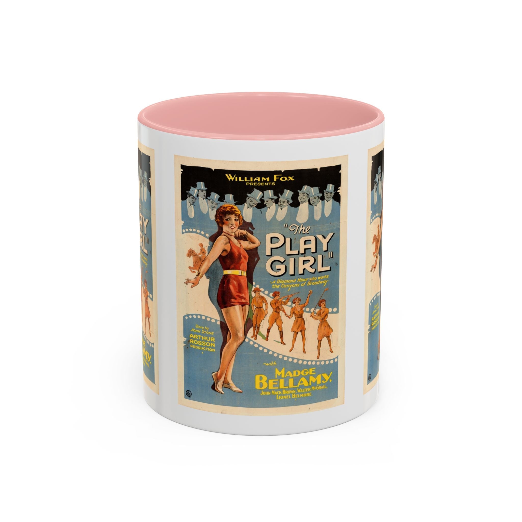 Cult Classic Movie Poster Art Accent Coffee Mug (11, 15oz) - The Play Girl 1928 - POPvault