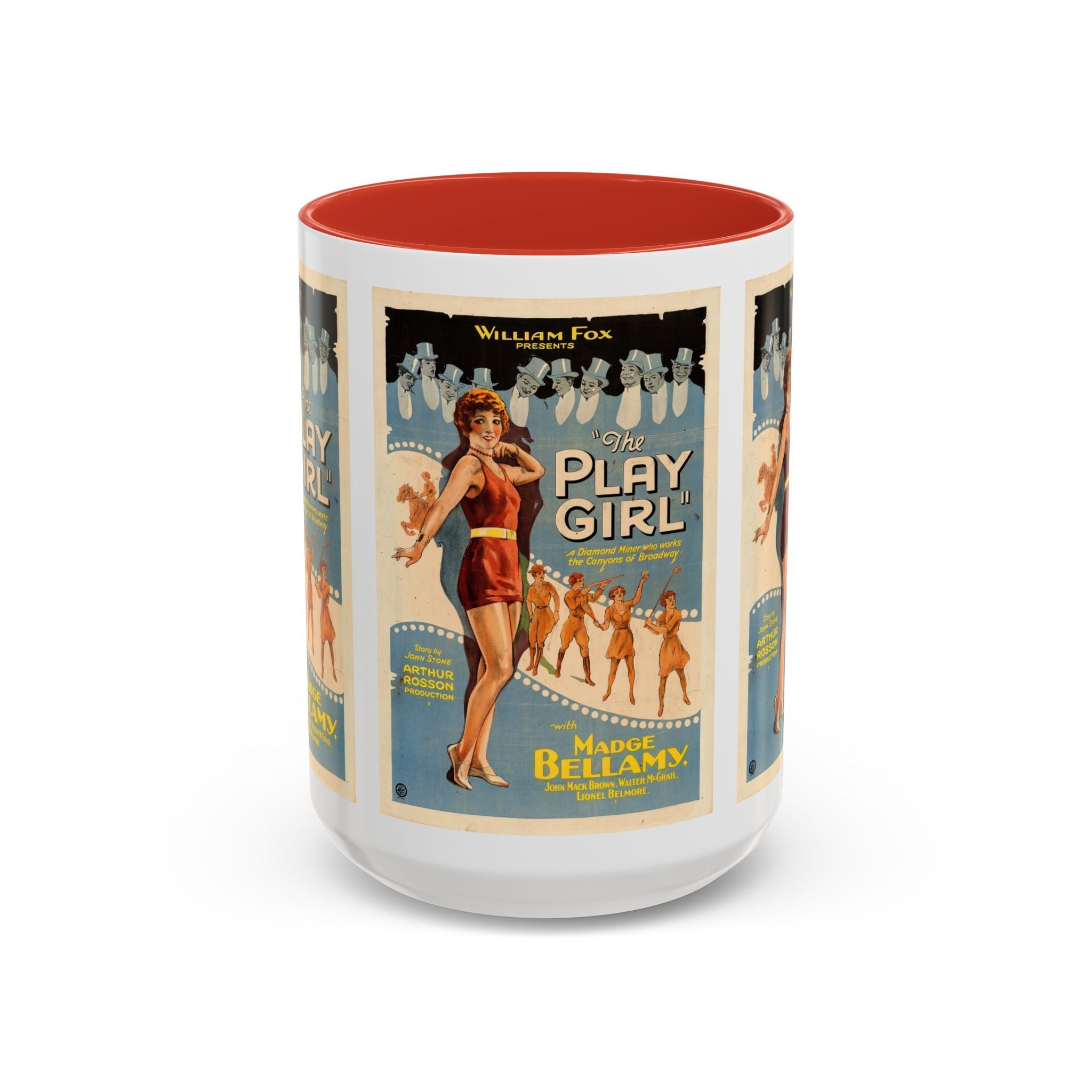 Cult Classic Movie Poster Art Accent Coffee Mug (11, 15oz) - The Play Girl 1928 - POPvault