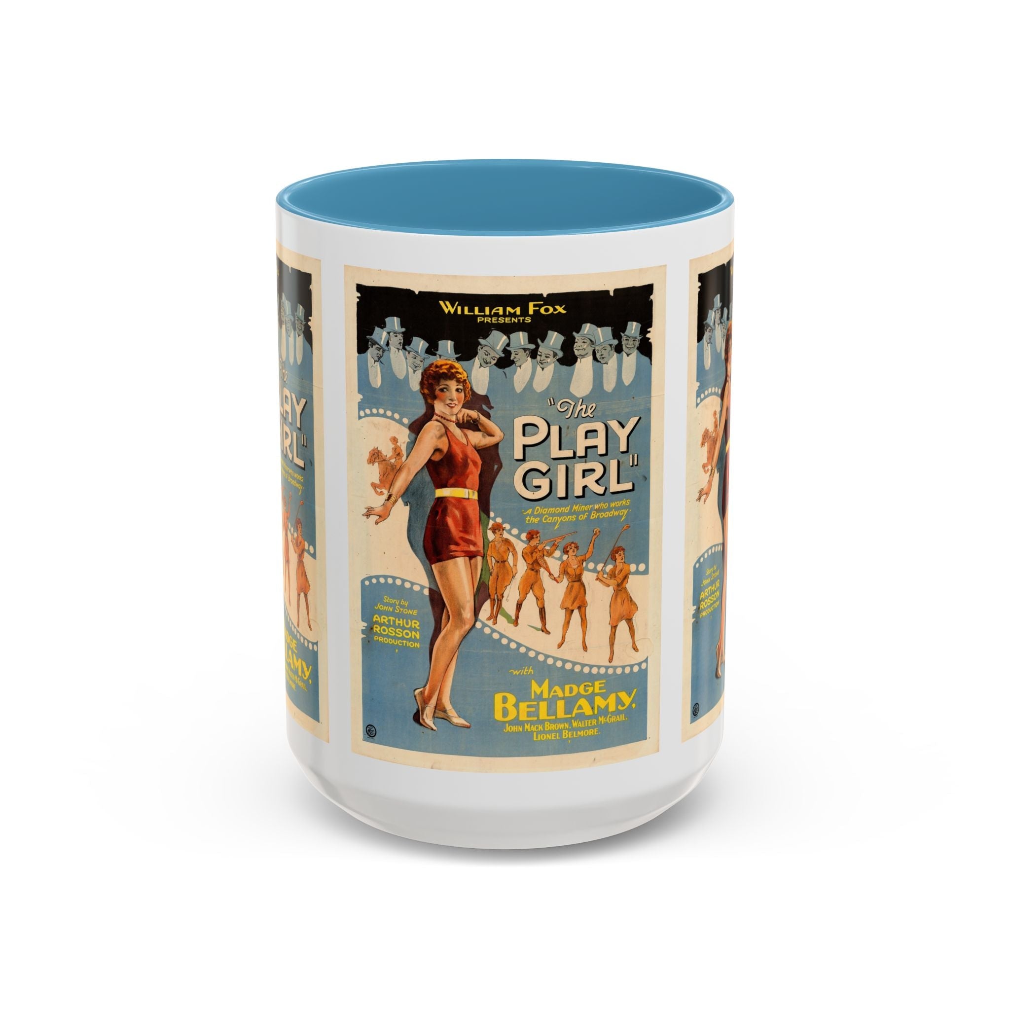 Cult Classic Movie Poster Art Accent Coffee Mug (11, 15oz) - The Play Girl 1928 - POPvault