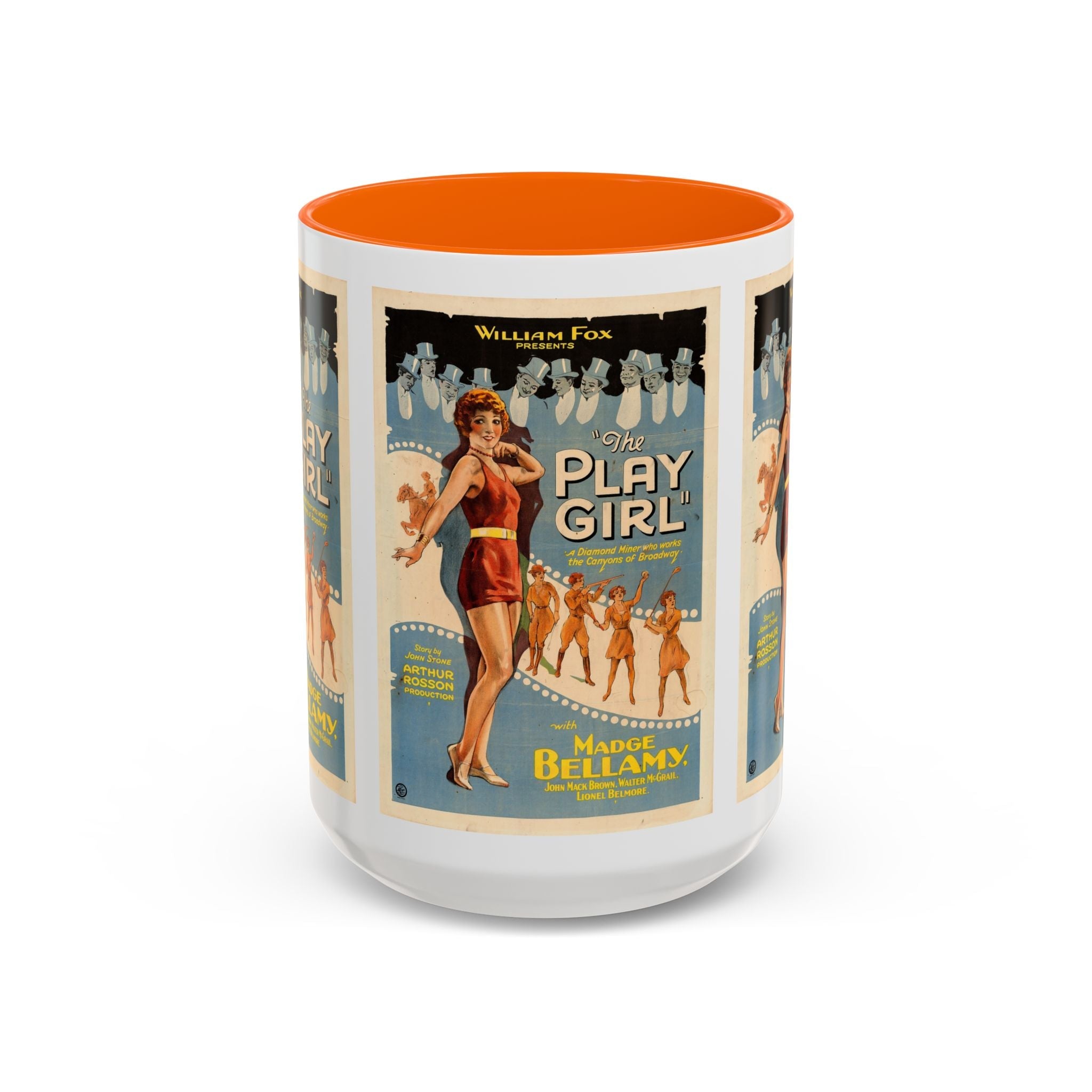 Cult Classic Movie Poster Art Accent Coffee Mug (11, 15oz) - The Play Girl 1928 - POPvault