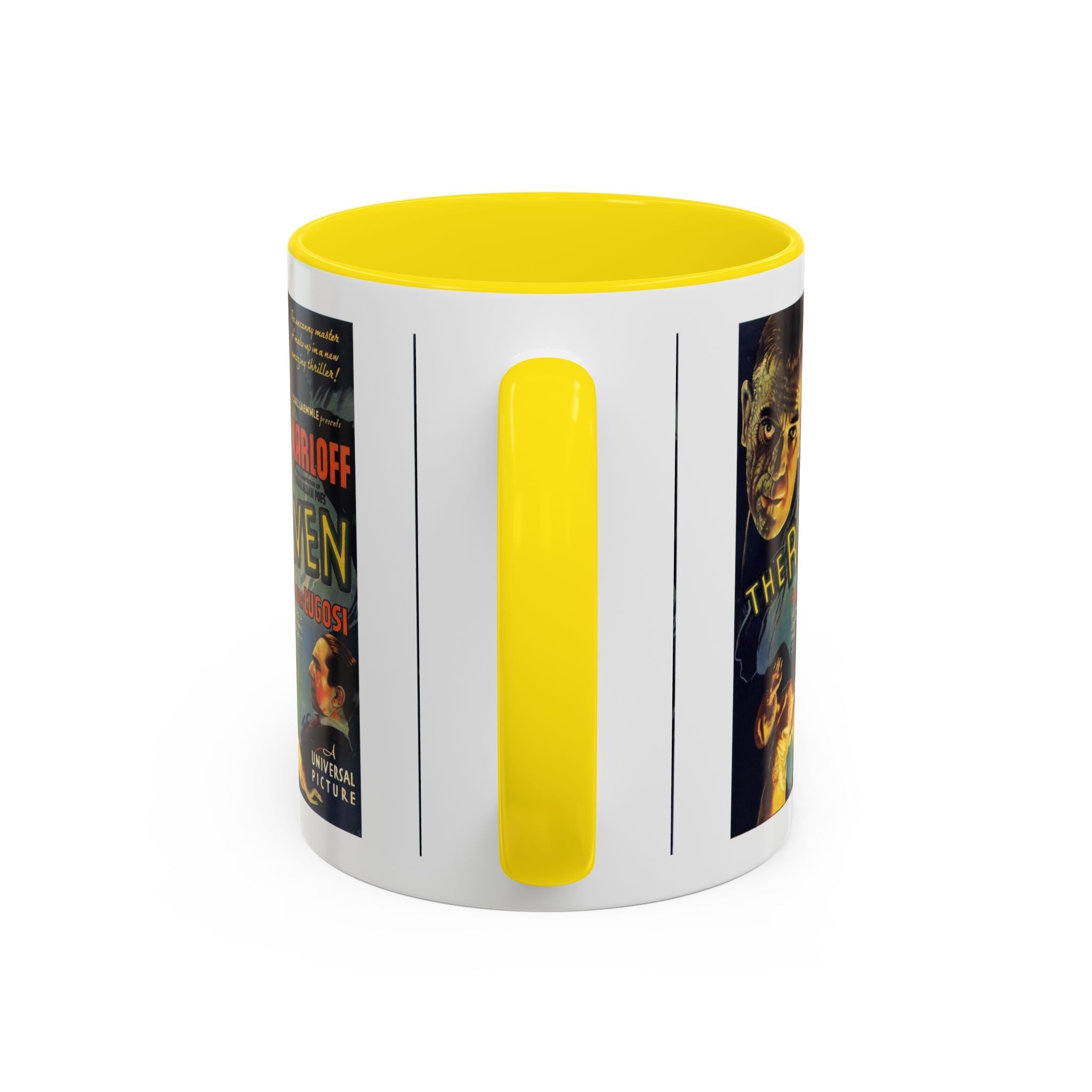 Cult Classic Movie Poster Art Accent Coffee Mug (11, 15oz) - The Raven 1935 - POPvault