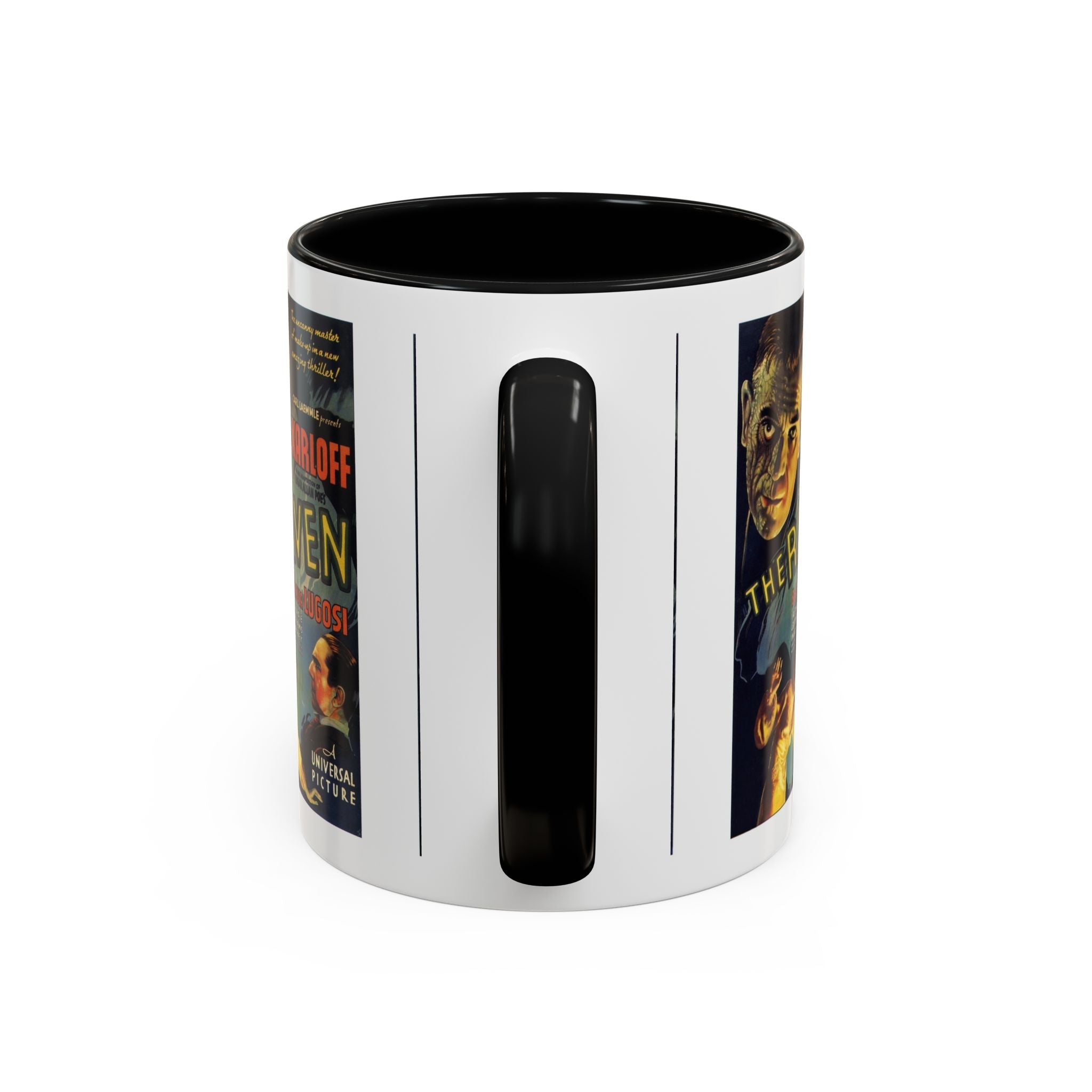 Cult Classic Movie Poster Art Accent Coffee Mug (11, 15oz) - The Raven 1935 - POPvault