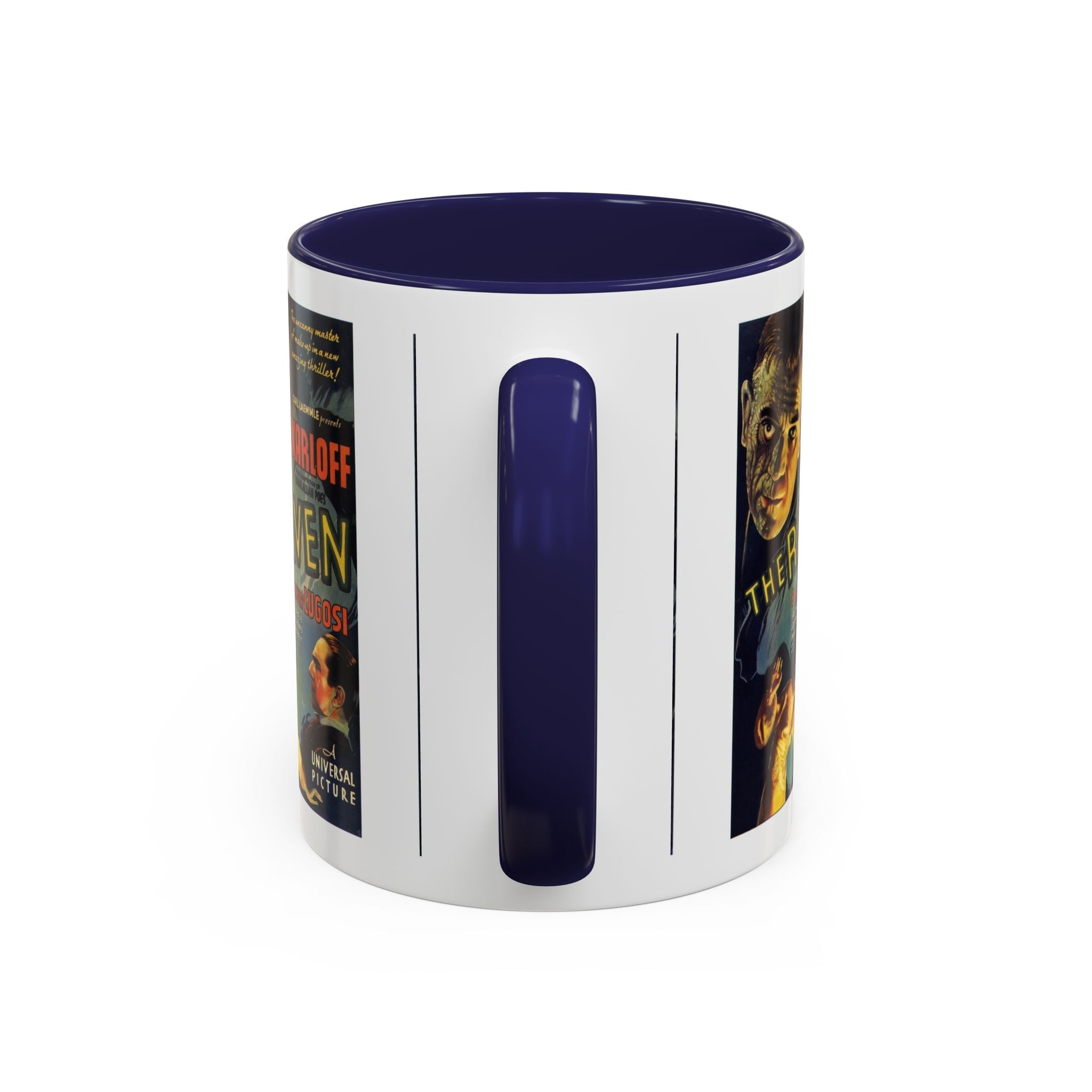 Cult Classic Movie Poster Art Accent Coffee Mug (11, 15oz) - The Raven 1935 - POPvault