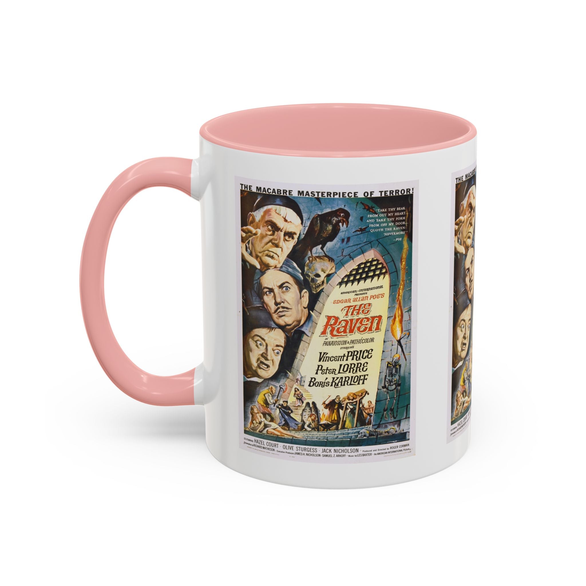 Cult Classic Movie Poster Art Accent Coffee Mug (11, 15oz) - The Raven 1963 - POPvault