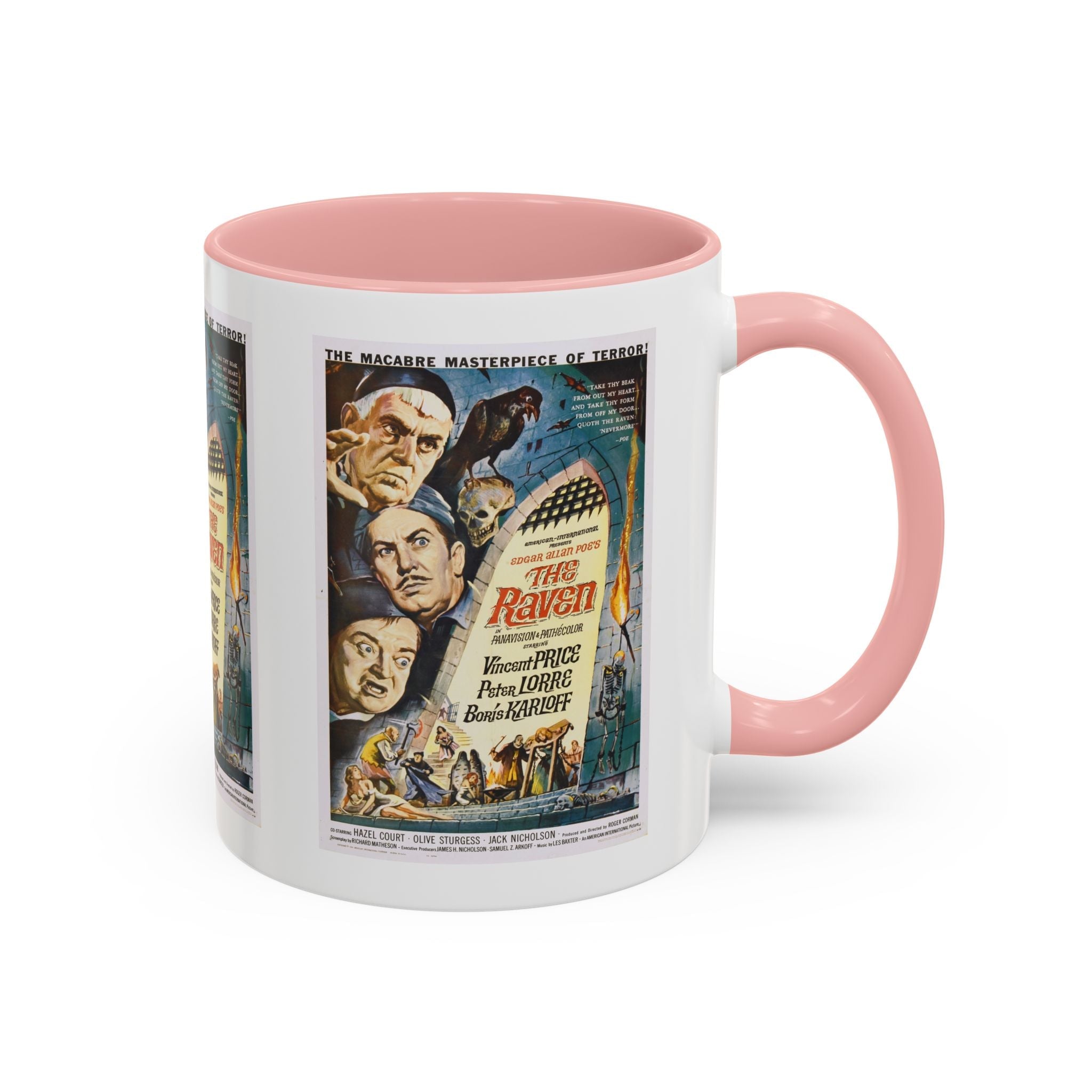 Cult Classic Movie Poster Art Accent Coffee Mug (11, 15oz) - The Raven 1963 - POPvault