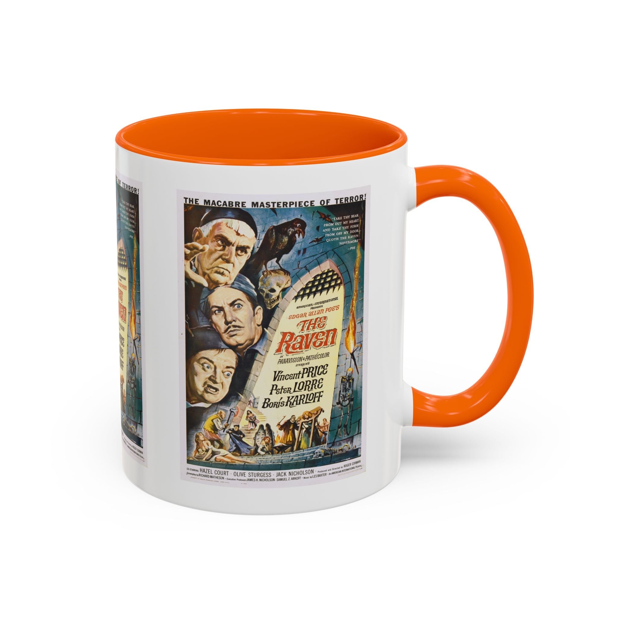 Cult Classic Movie Poster Art Accent Coffee Mug (11, 15oz) - The Raven 1963 - POPvault