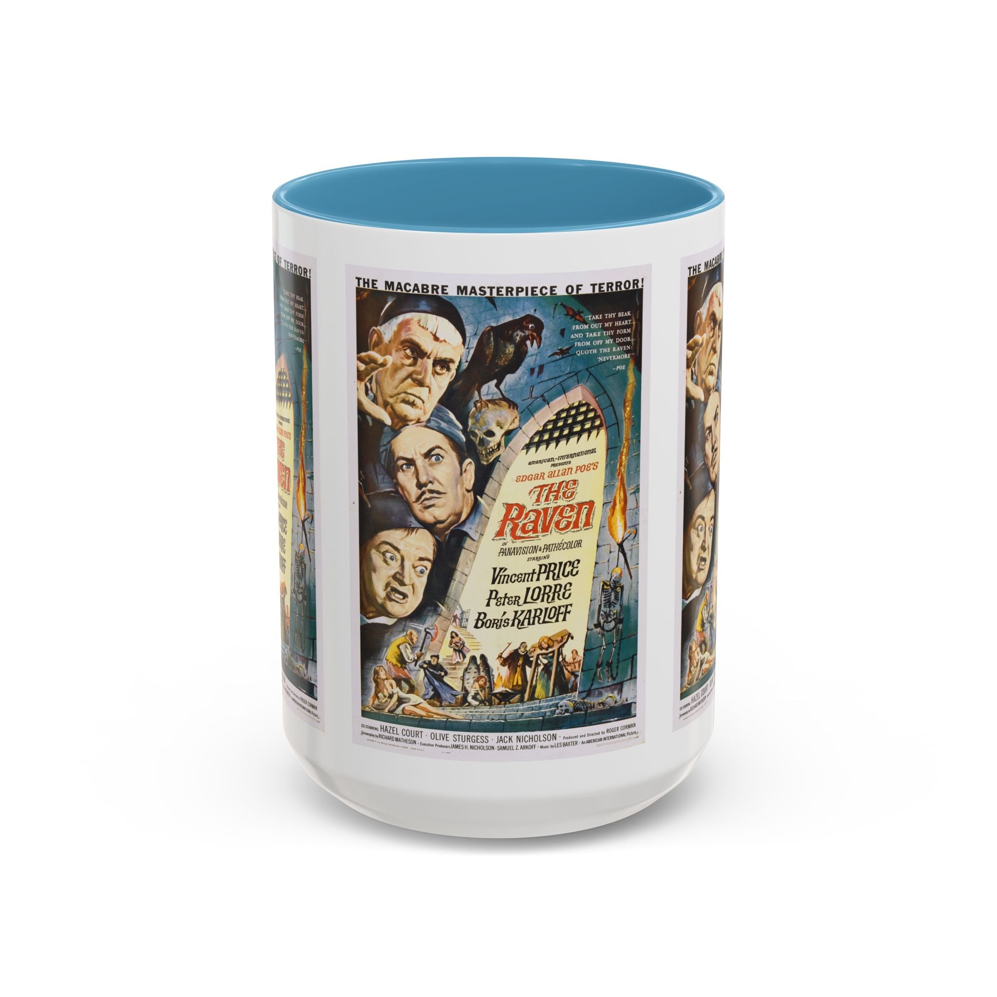 Cult Classic Movie Poster Art Accent Coffee Mug (11, 15oz) - The Raven 1963 - POPvault