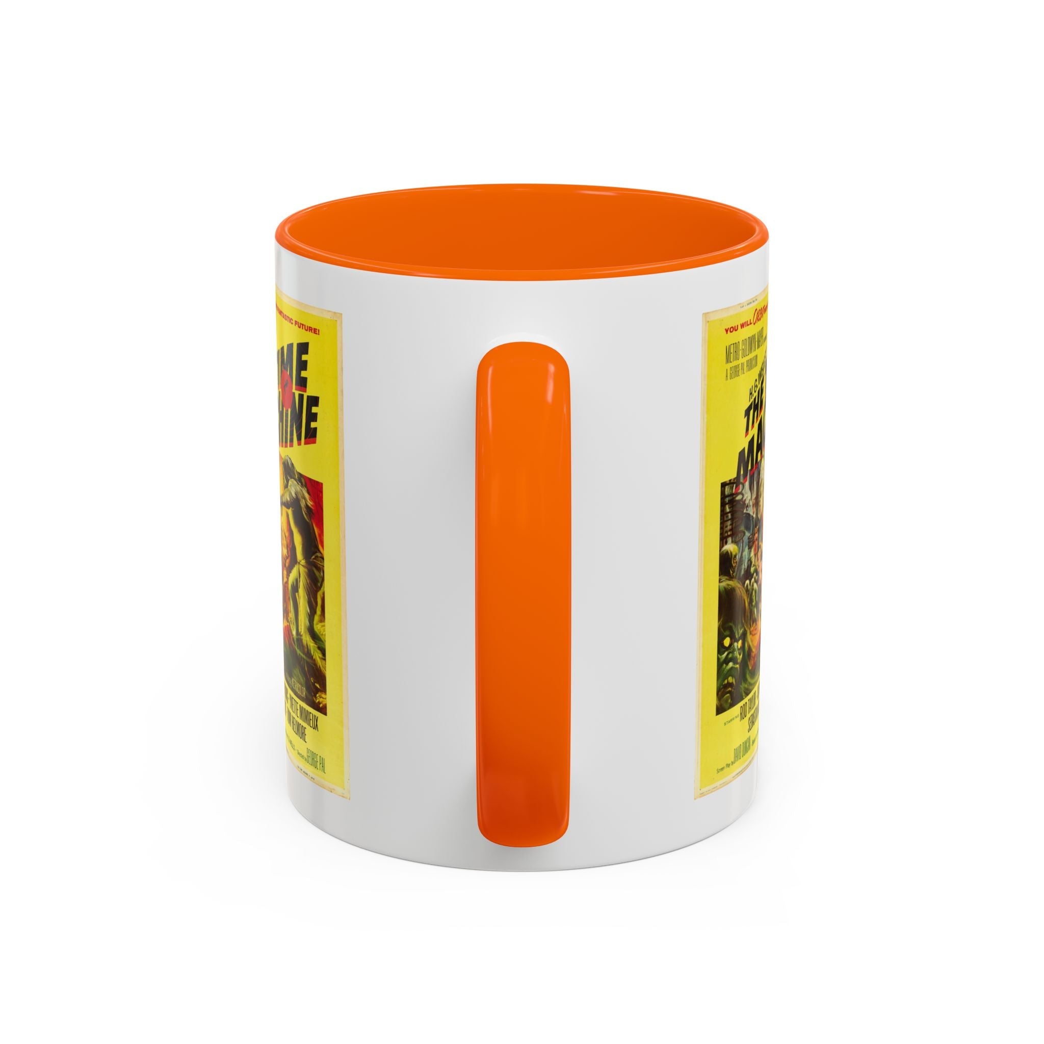 Cult Classic Movie Poster Art Accent Coffee Mug (11, 15oz) - The Time Machine 1960 - POPvault