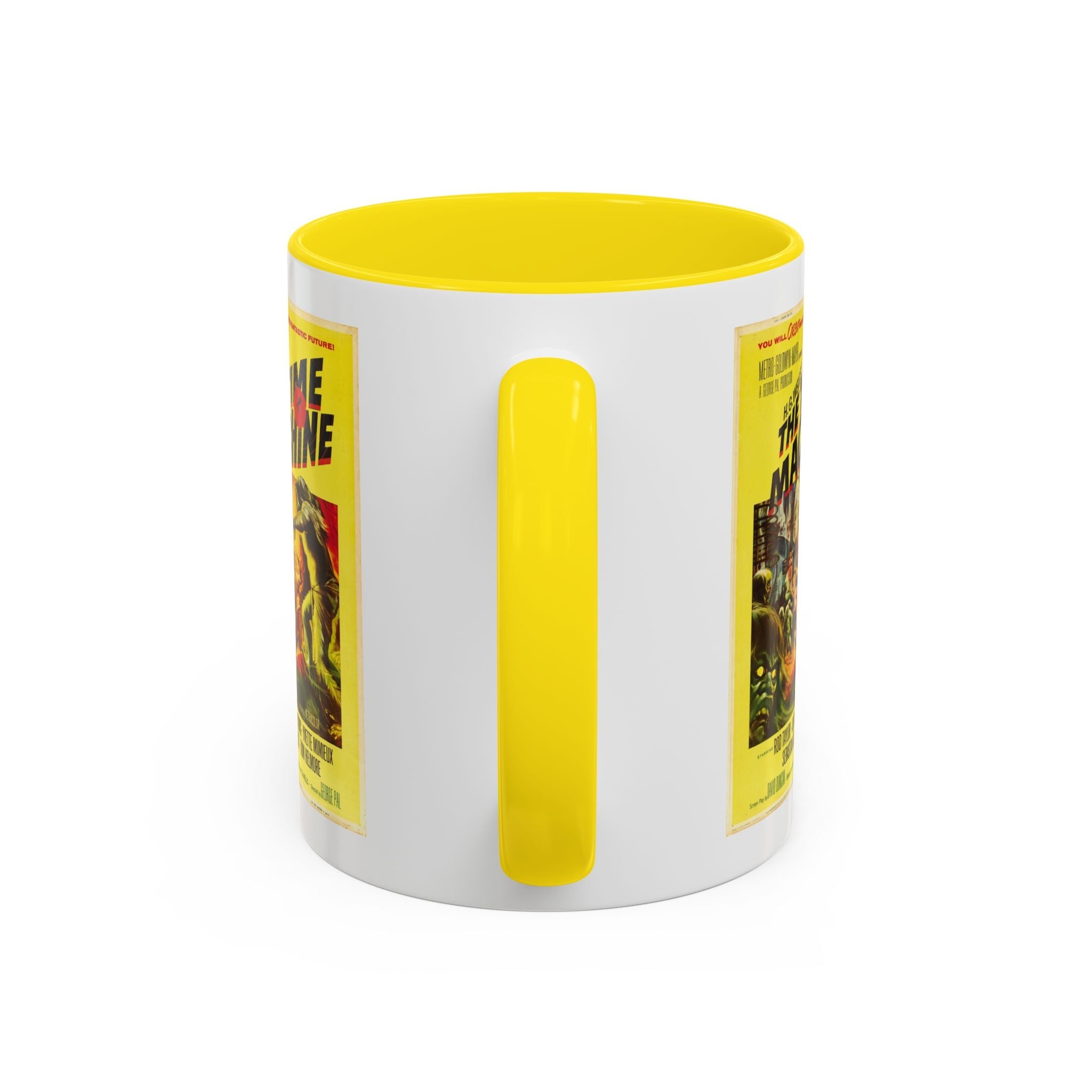 Cult Classic Movie Poster Art Accent Coffee Mug (11, 15oz) - The Time Machine 1960 - POPvault