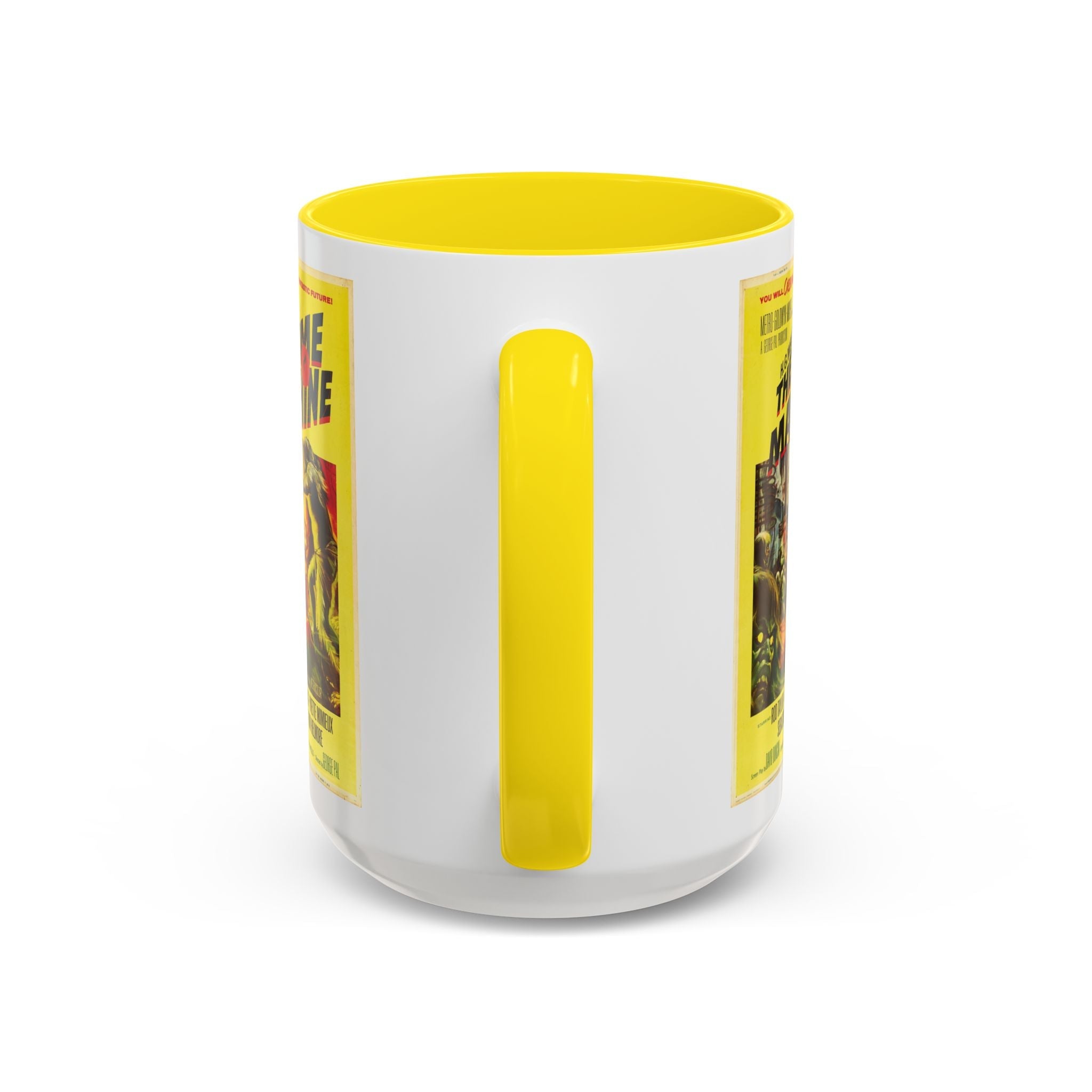 Cult Classic Movie Poster Art Accent Coffee Mug (11, 15oz) - The Time Machine 1960 - POPvault