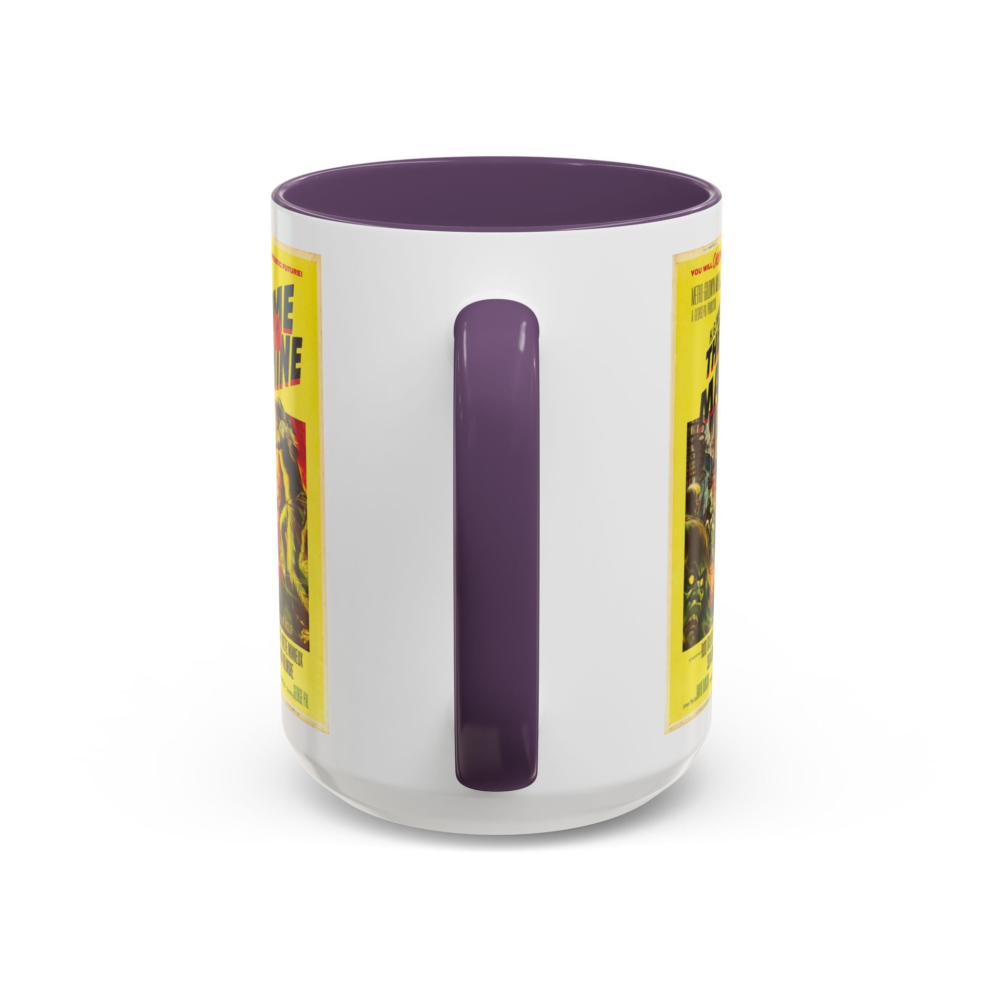 Cult Classic Movie Poster Art Accent Coffee Mug (11, 15oz) - The Time Machine 1960 - POPvault