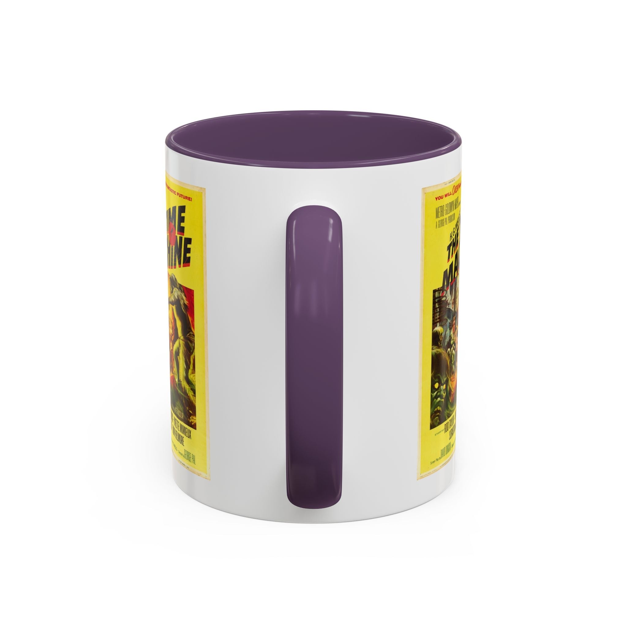 Cult Classic Movie Poster Art Accent Coffee Mug (11, 15oz) - The Time Machine 1960 - POPvault