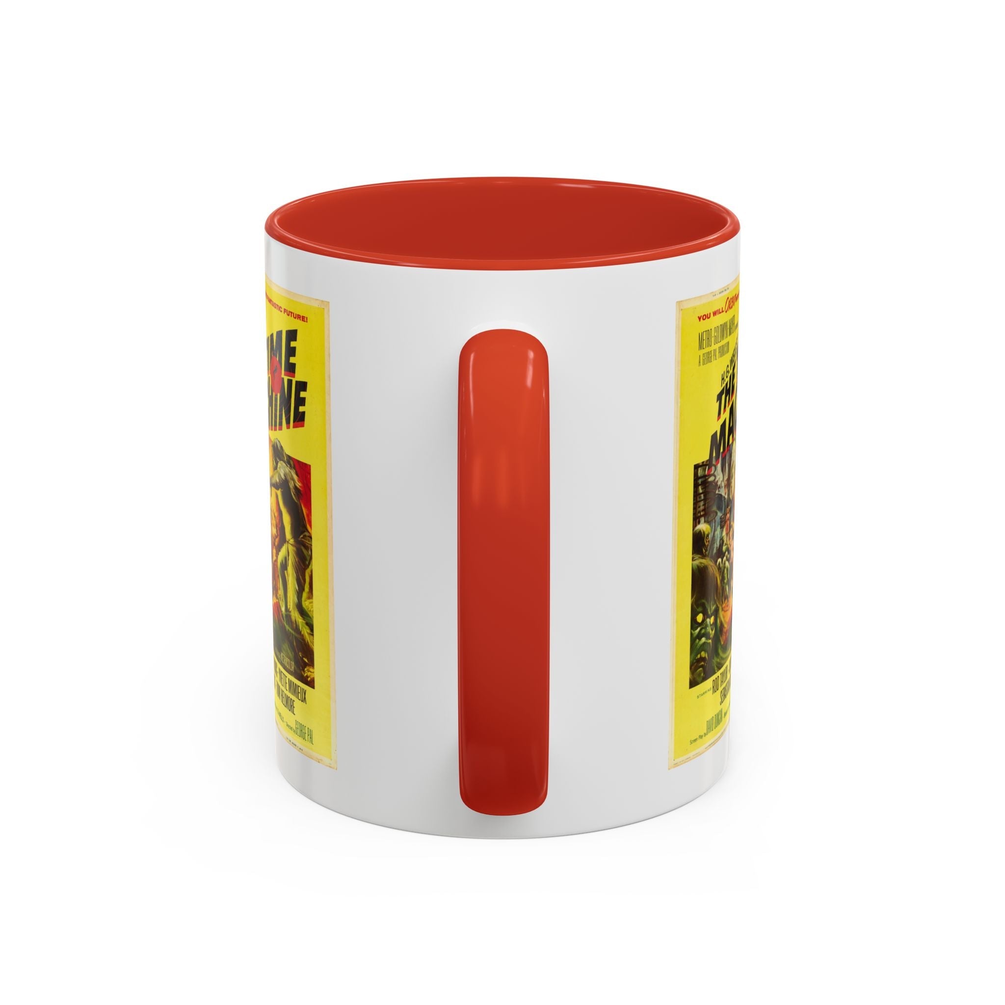 Cult Classic Movie Poster Art Accent Coffee Mug (11, 15oz) - The Time Machine 1960 - POPvault