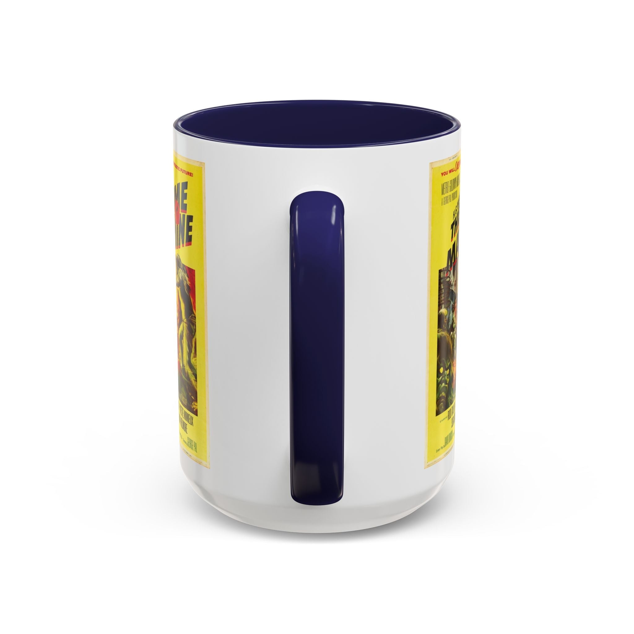 Cult Classic Movie Poster Art Accent Coffee Mug (11, 15oz) - The Time Machine 1960 - POPvault