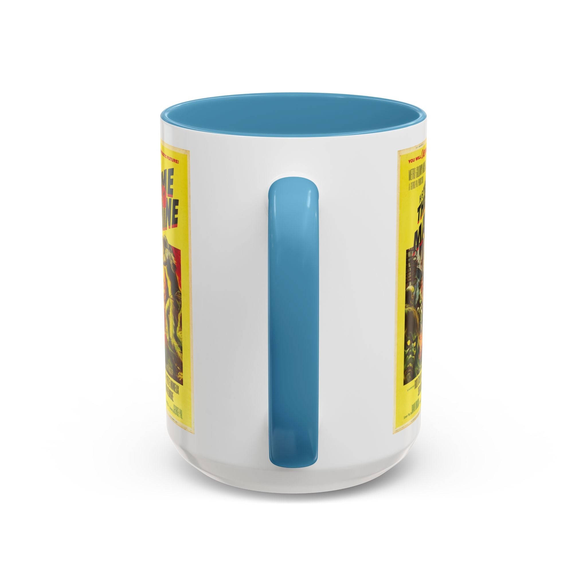 Cult Classic Movie Poster Art Accent Coffee Mug (11, 15oz) - The Time Machine 1960 - POPvault