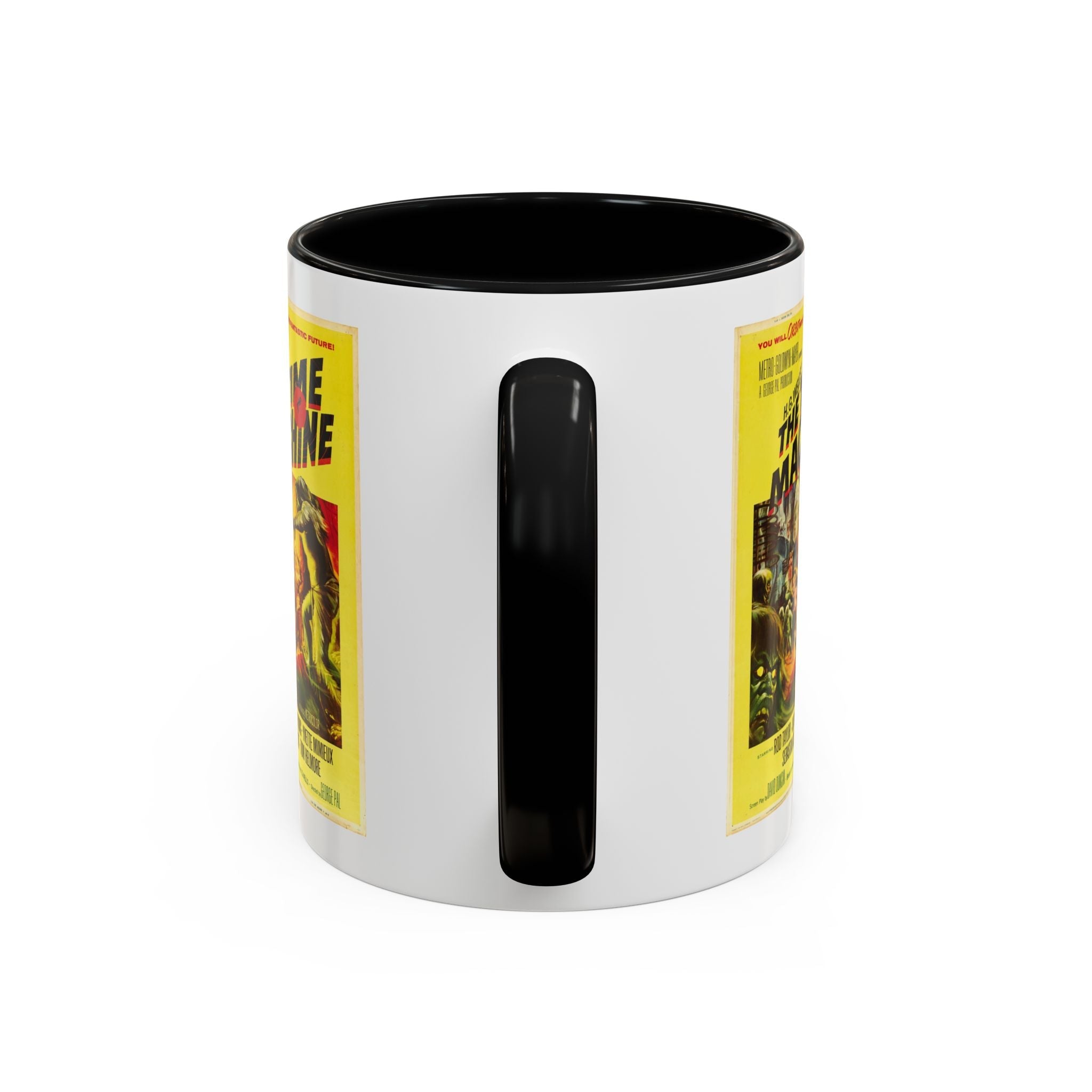 Cult Classic Movie Poster Art Accent Coffee Mug (11, 15oz) - The Time Machine 1960 - POPvault