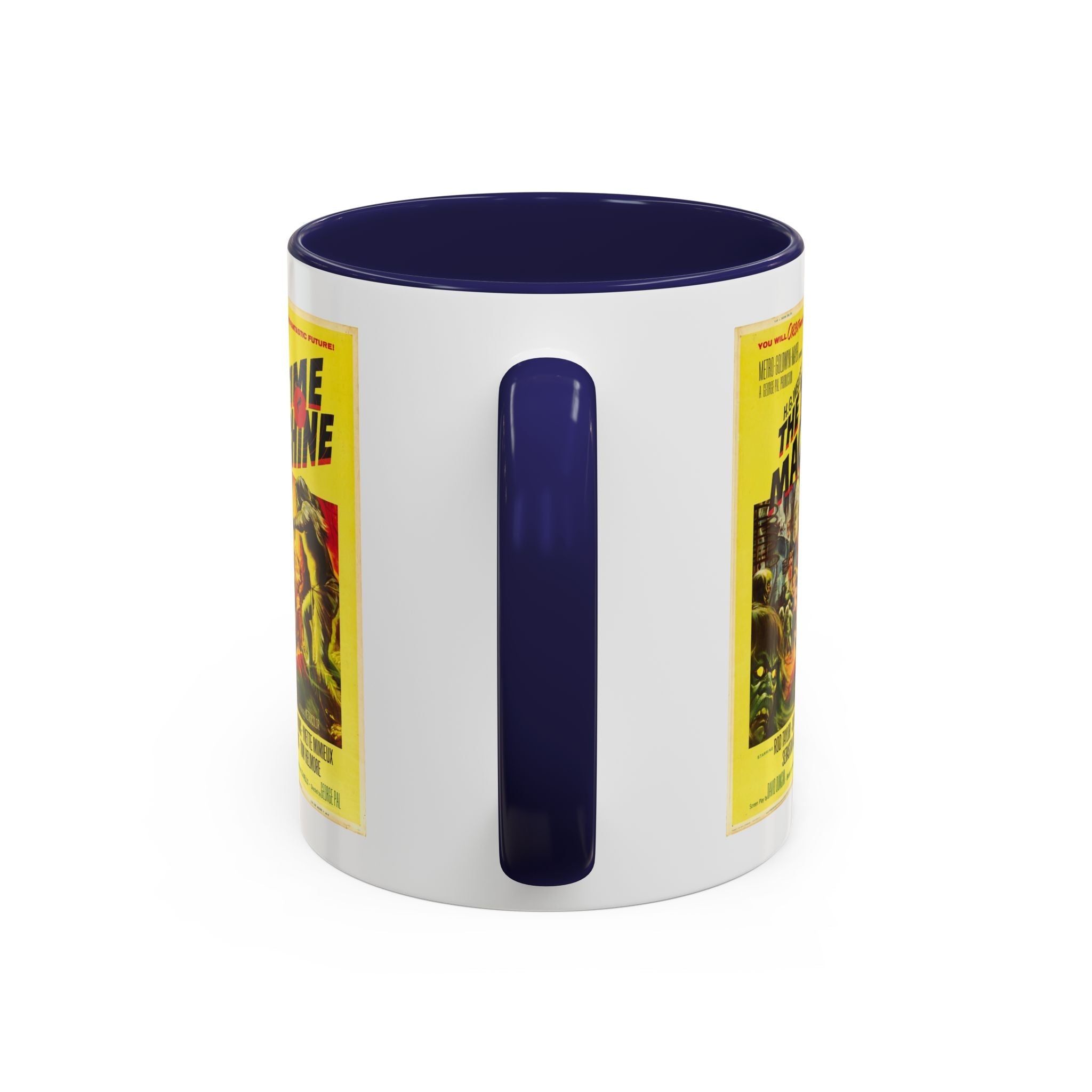 Cult Classic Movie Poster Art Accent Coffee Mug (11, 15oz) - The Time Machine 1960 - POPvault
