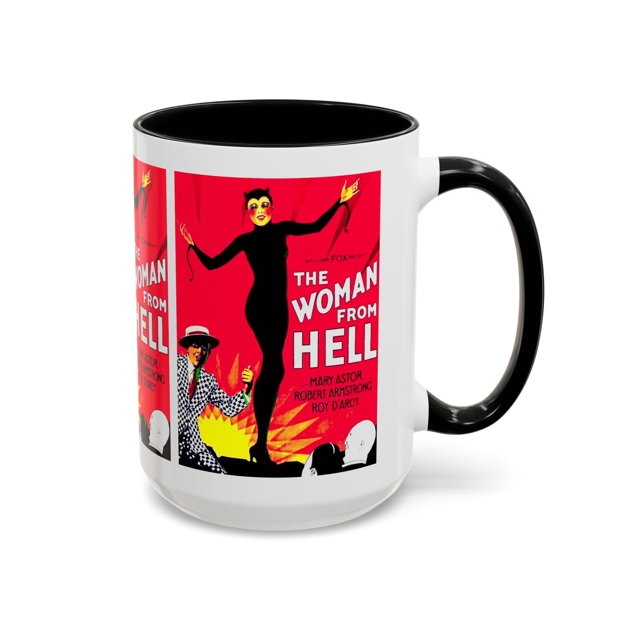 Cult Classic Movie Poster Art Accent Coffee Mug (11, 15oz) - The Woman From Hell 1929 - POPvault