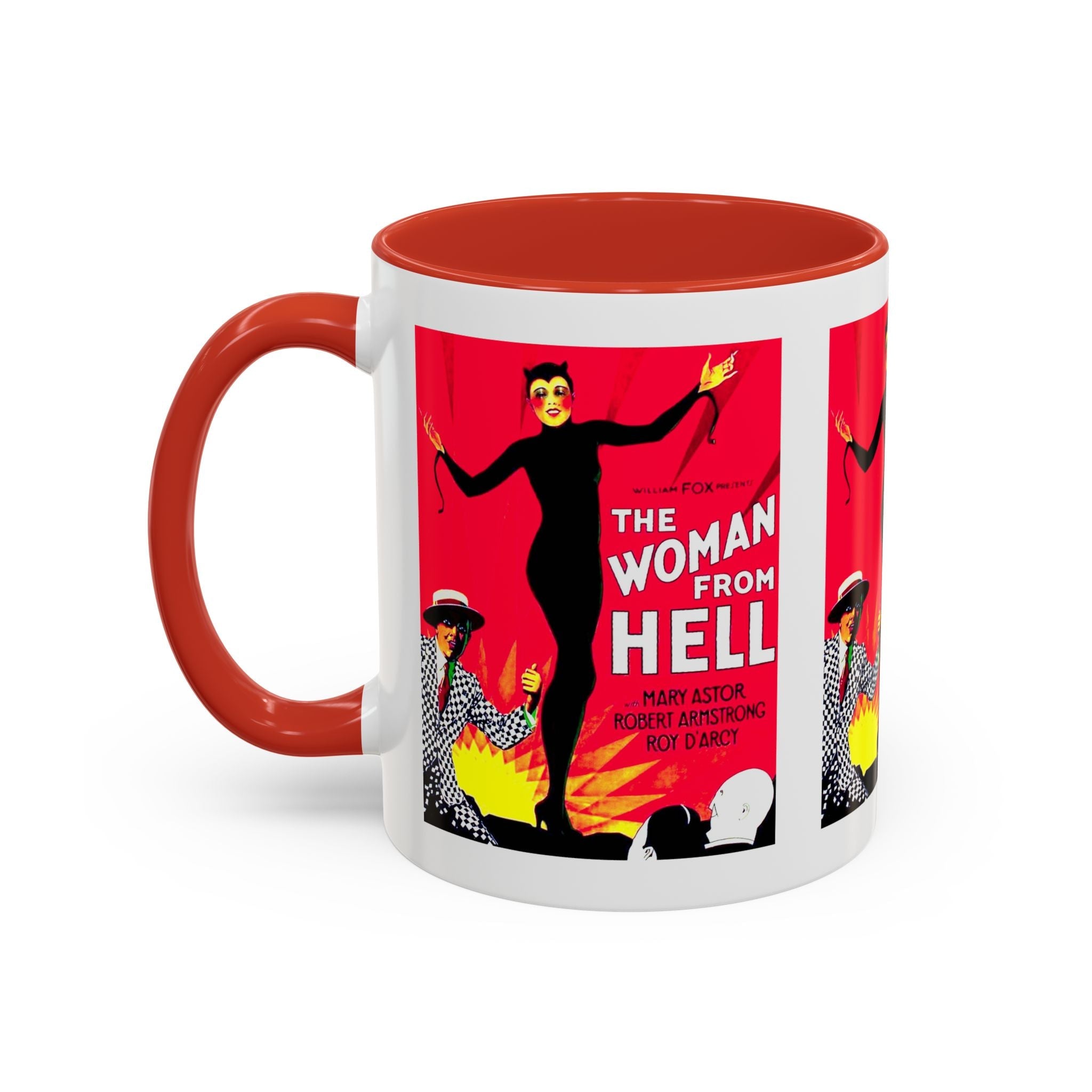 Cult Classic Movie Poster Art Accent Coffee Mug (11, 15oz) - The Woman From Hell 1929 - POPvault