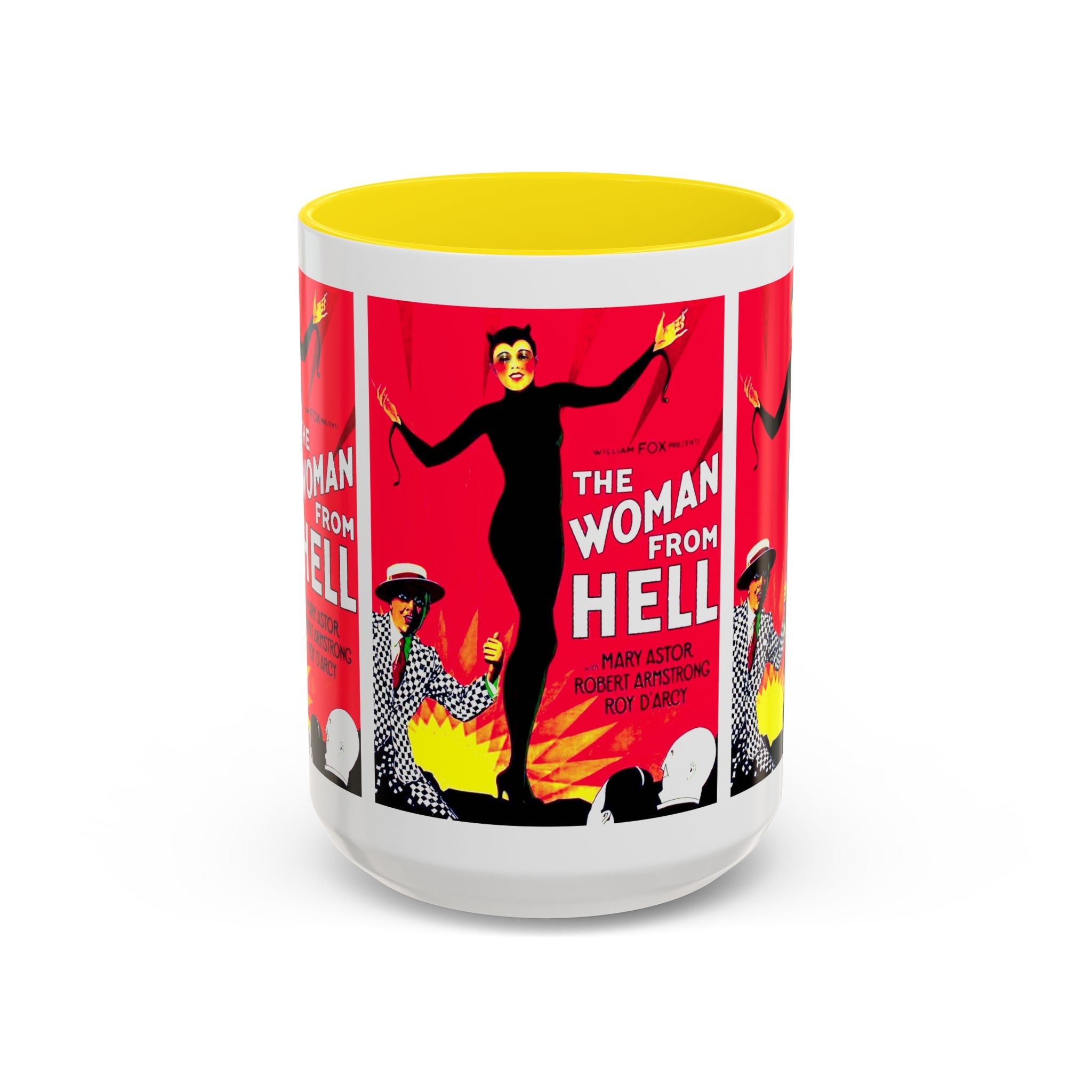 Cult Classic Movie Poster Art Accent Coffee Mug (11, 15oz) - The Woman From Hell 1929 - POPvault