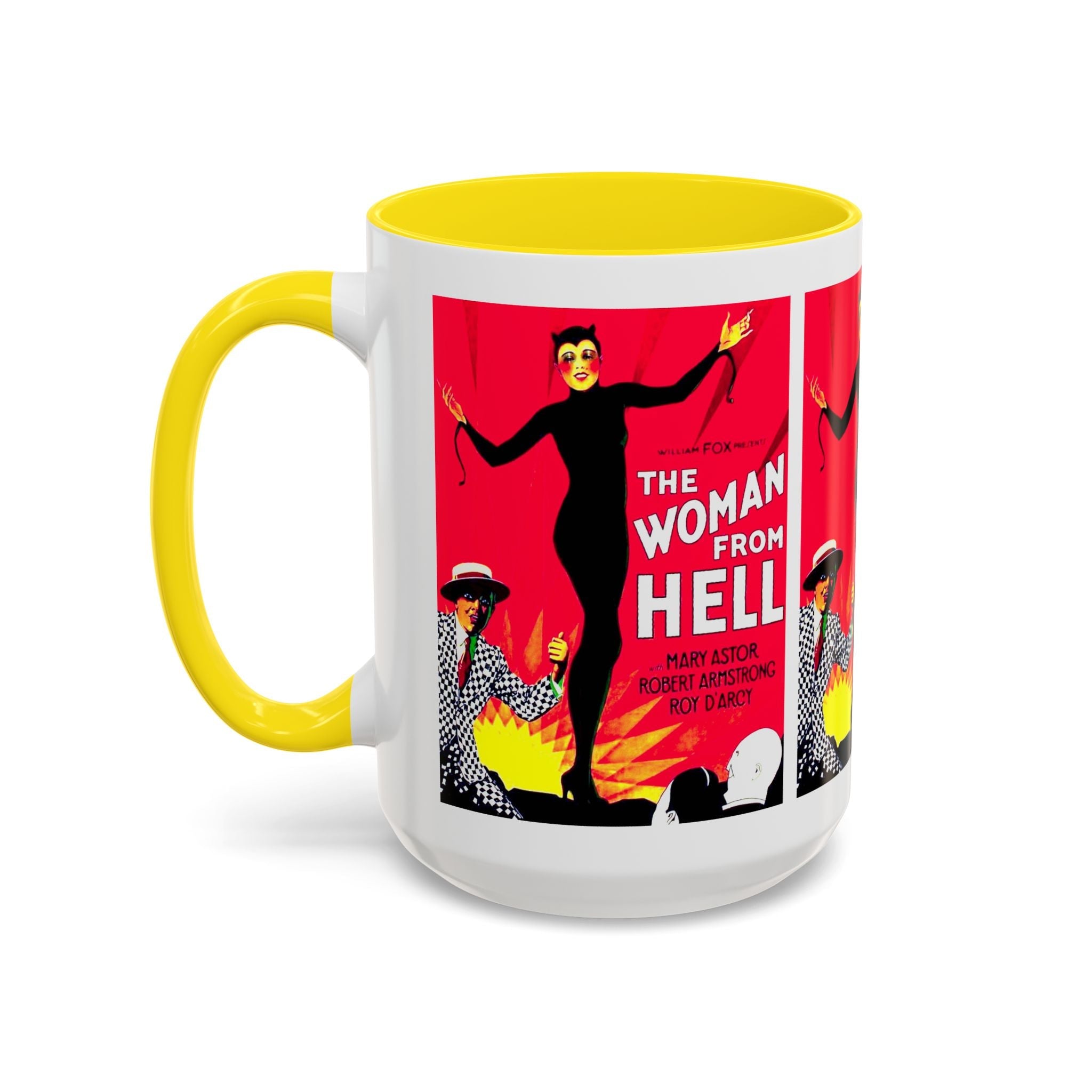 Cult Classic Movie Poster Art Accent Coffee Mug (11, 15oz) - The Woman From Hell 1929 - POPvault